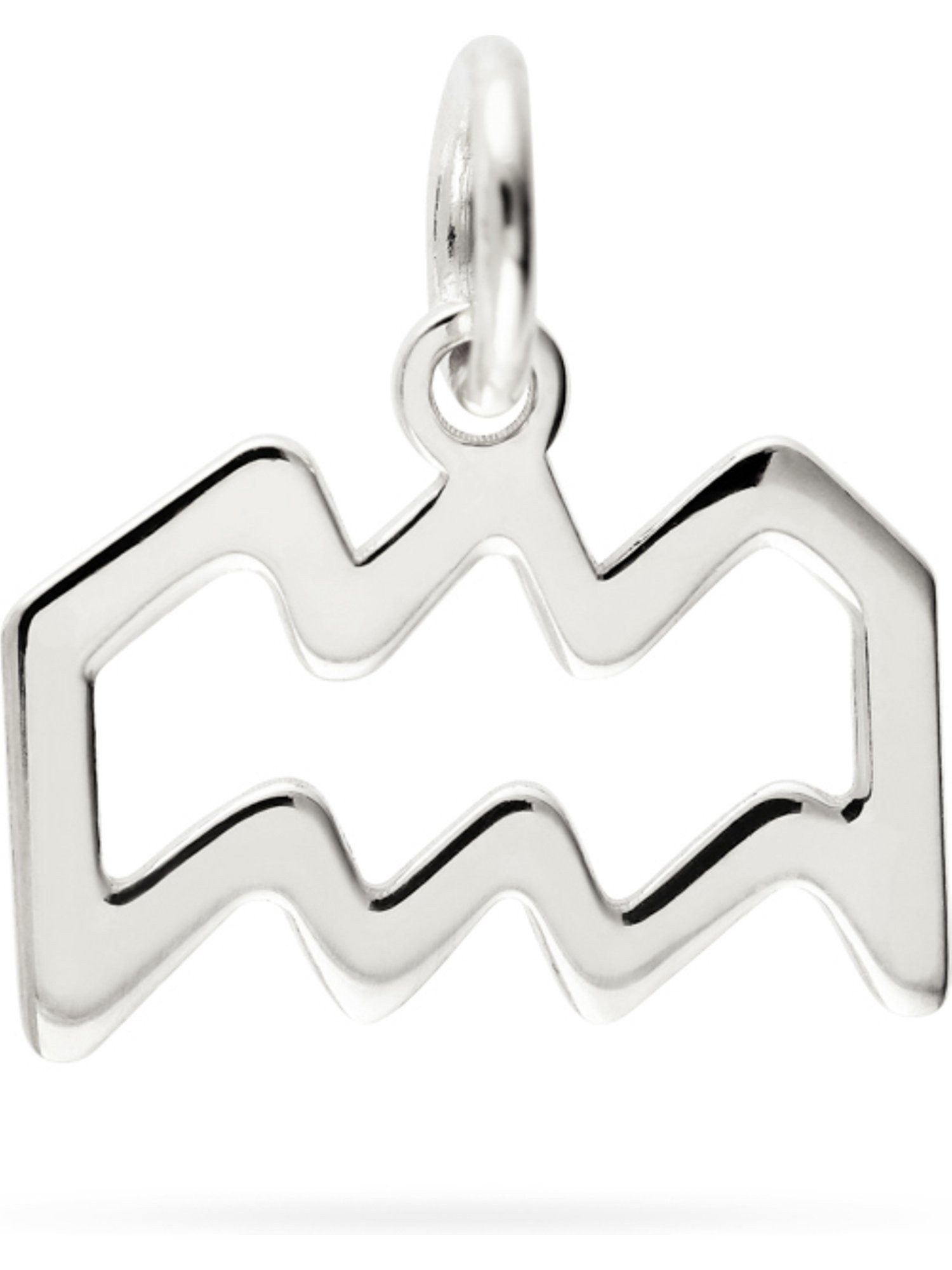 FAVS Kettenanhänger FAVS Damen-Charm 925er Silber Wassermann