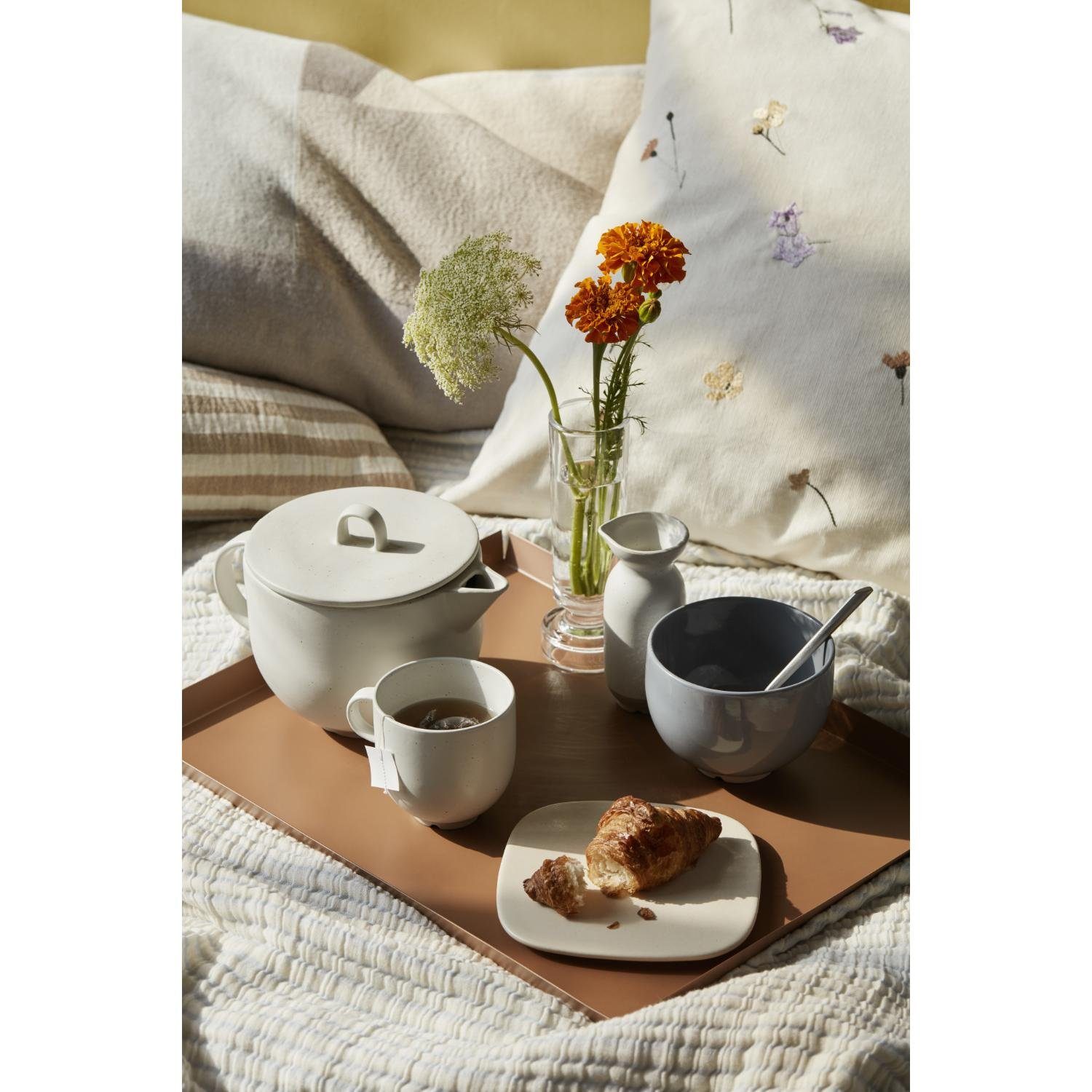 Broste Copenhagen Dekovase Vase Petra Glas Smoke (M)