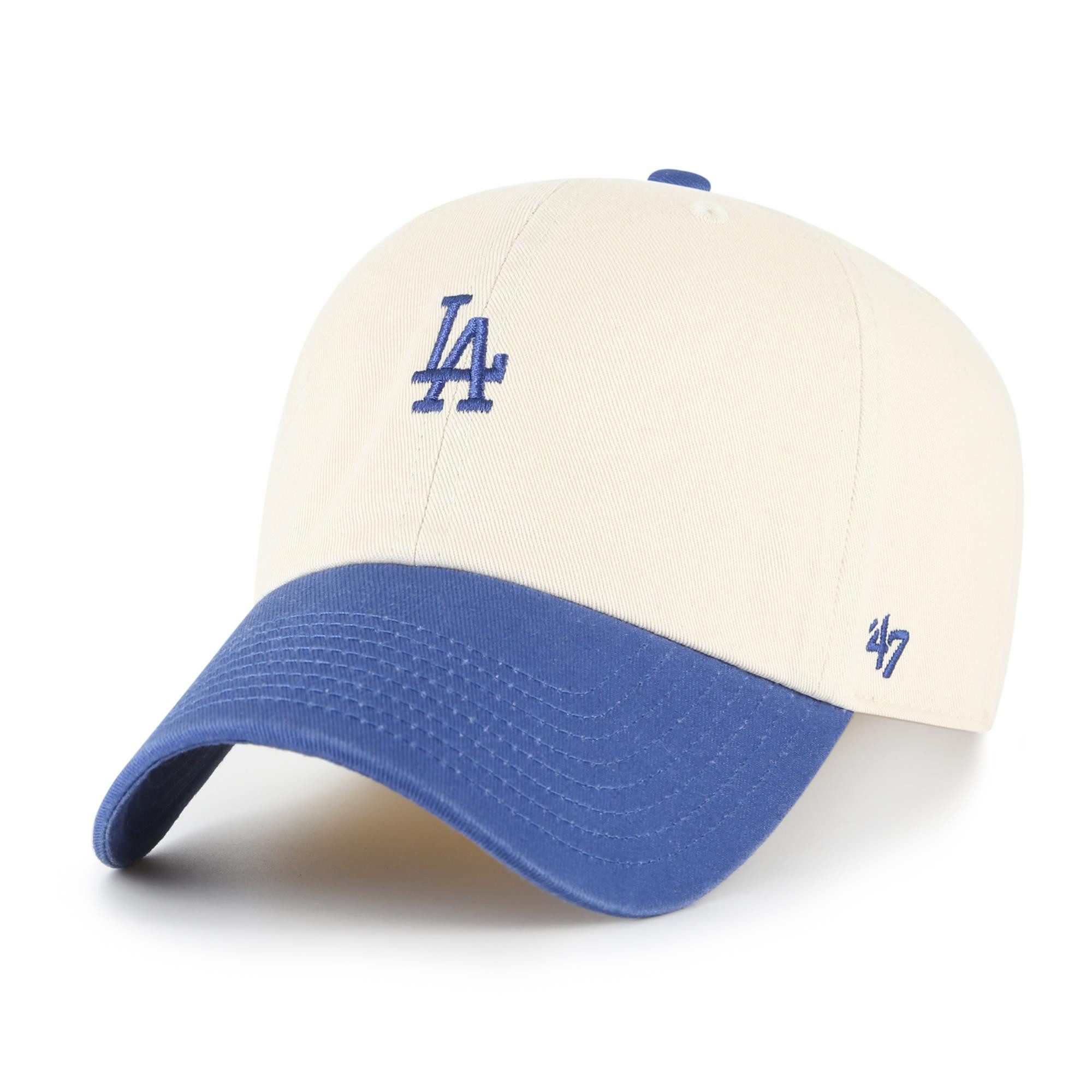 Baseball Cap '47 Brand Cap MLB LA Dodgers Base Runner TT '47 CLEAN UP Natural (NTD)