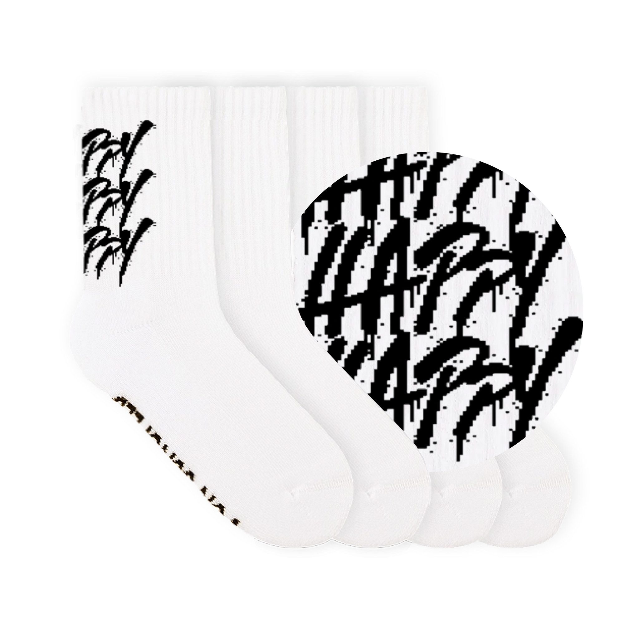 Tennissocken Kinder Happy Tennis Socken Baumwoll-Mischung