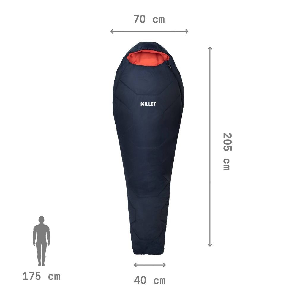 Millet Schlafsack Baikal 1100 W (3-Jahreszeiten-Schlafsack, extra für Frauen entwickelt)