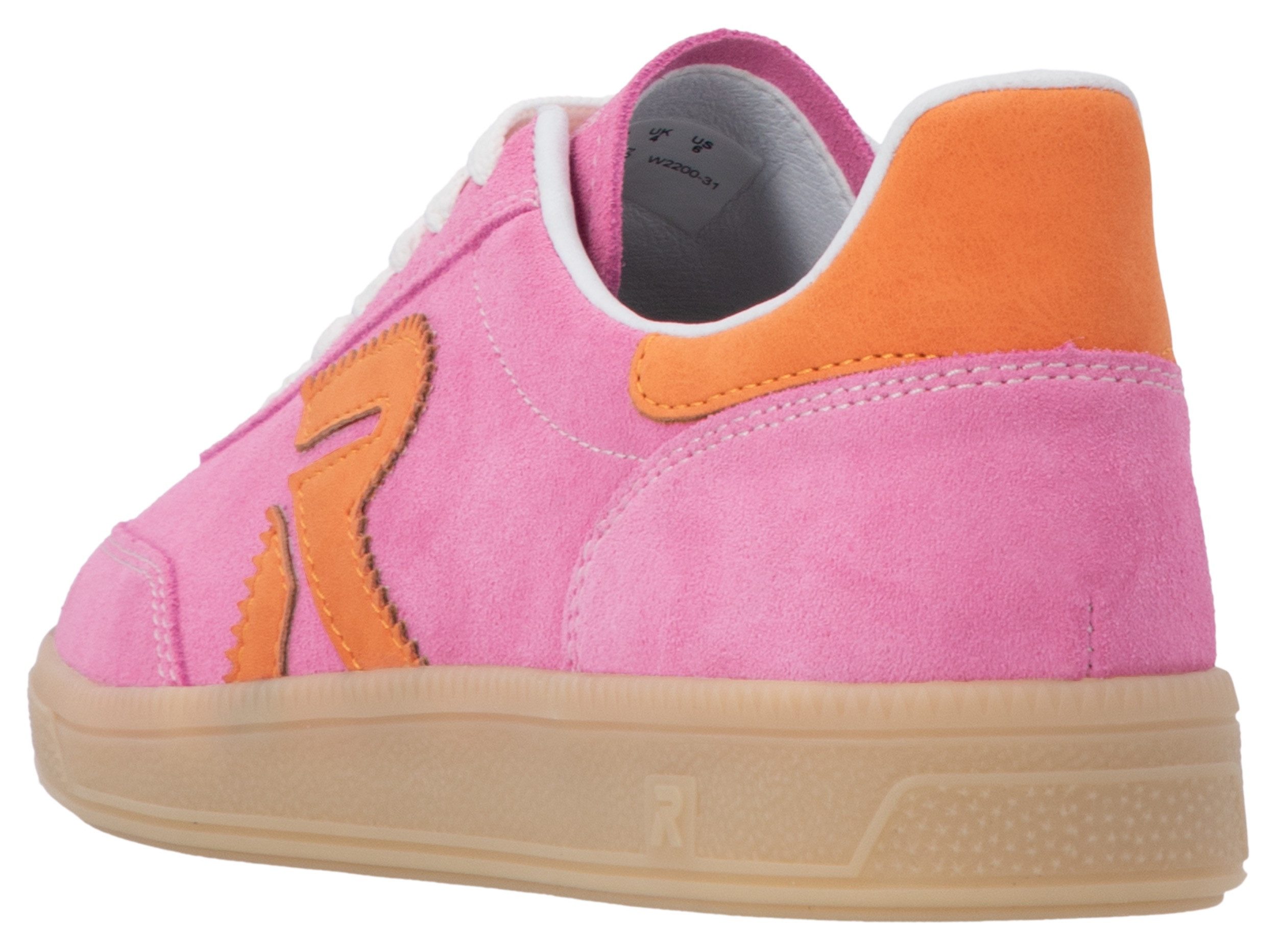 Rieker Sport San Diego Swing2GO Sneaker Retro-Sneaker, Freizeitschuh, Halbschuh mit herausnehmbarem Fußbett
