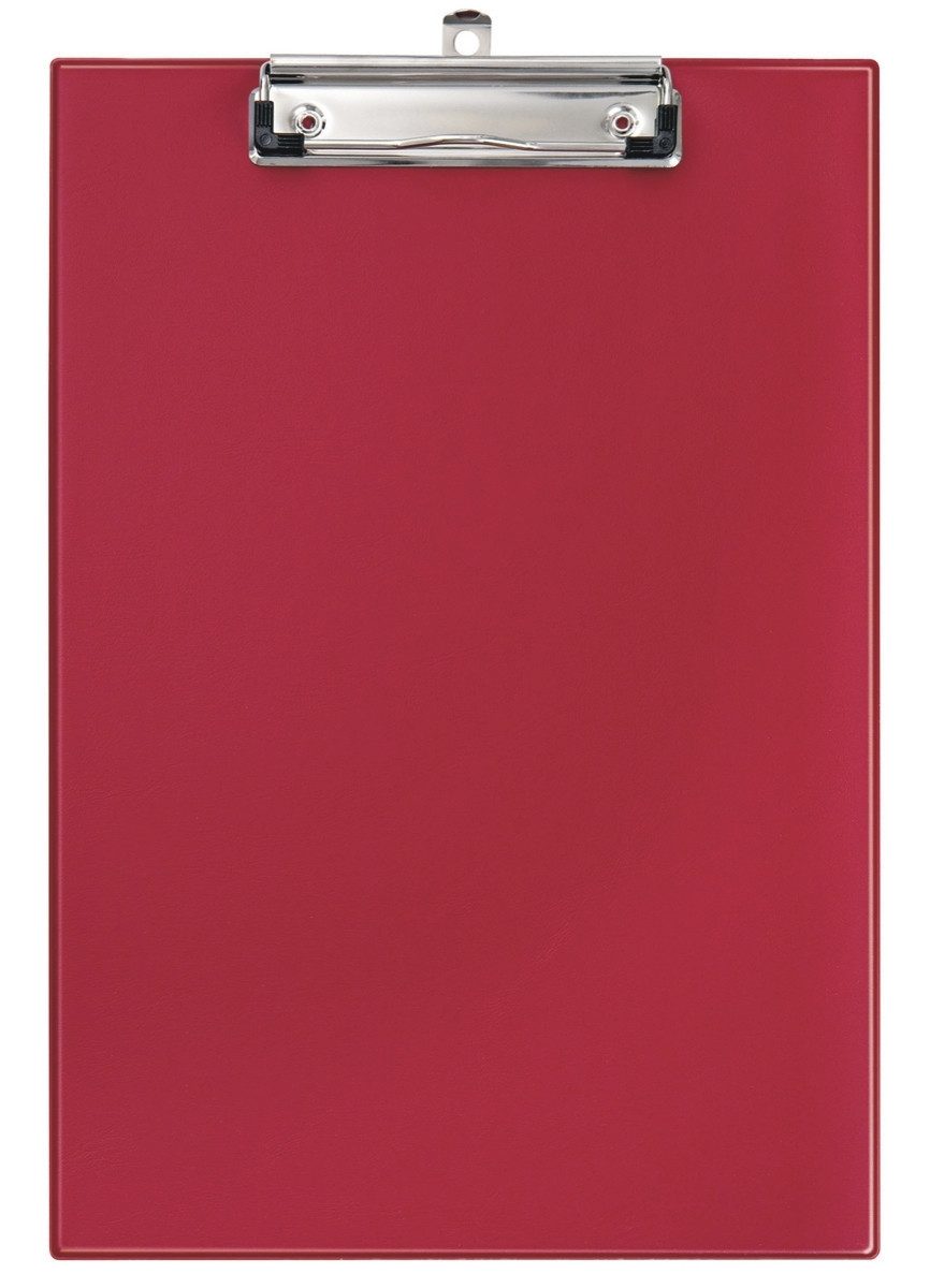 Schreibmappe Schreibplatte A4 PVC weinrot.