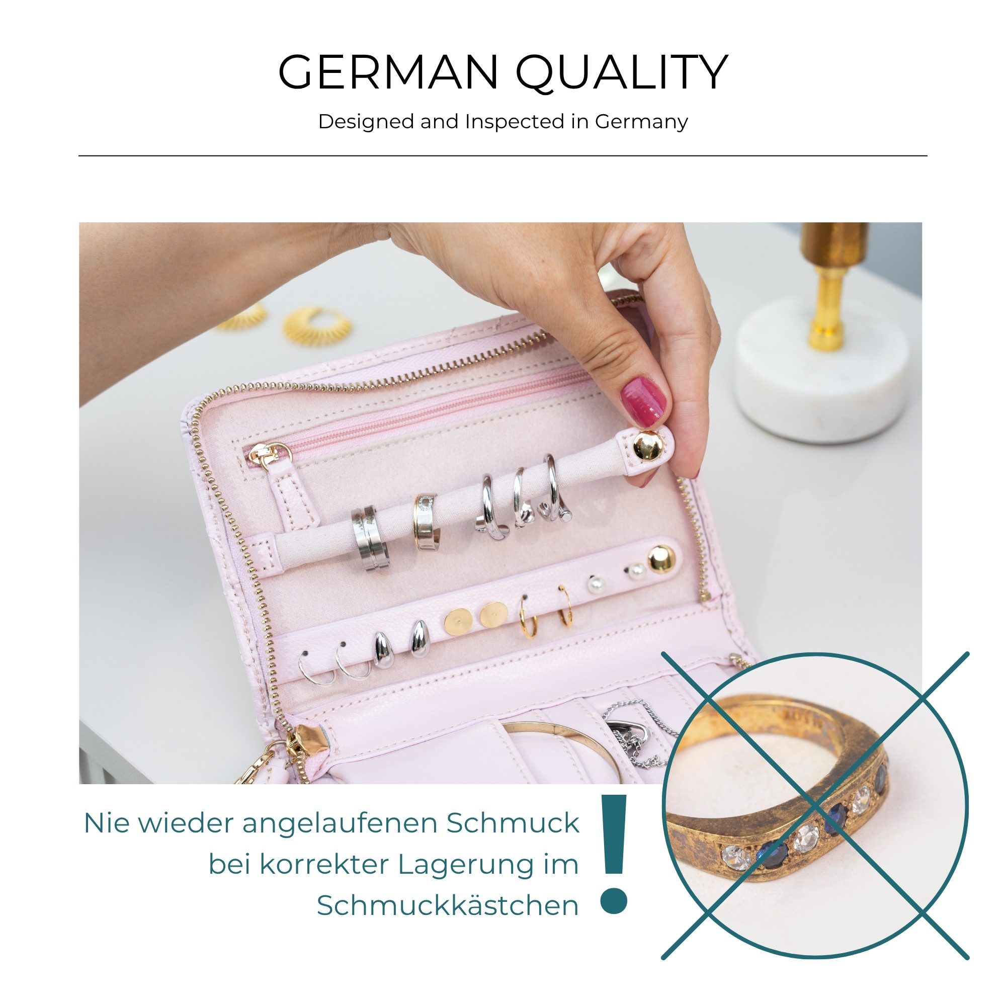 Friedrich23 Schmucketui aus Leder Aurora