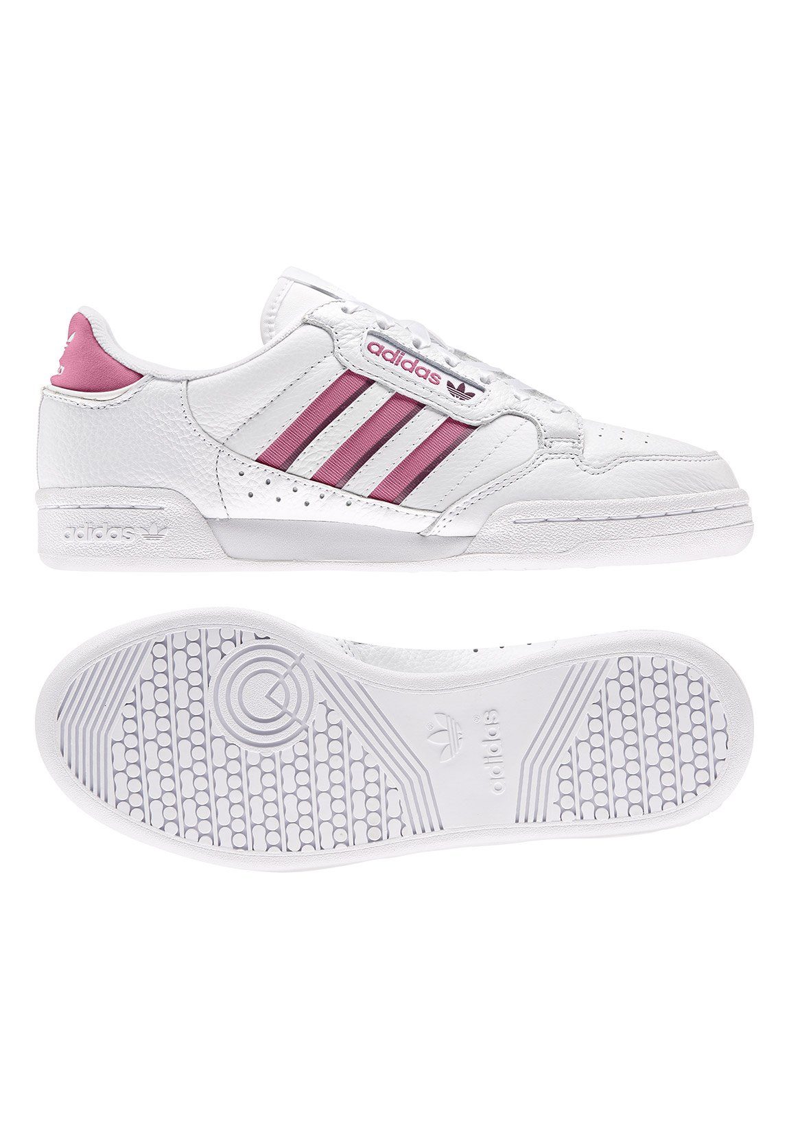 adidas Originals Adidas Originals Damen Sneaker CONTINENTAL 80 STRIPES W  H04021 Weiß Sneaker