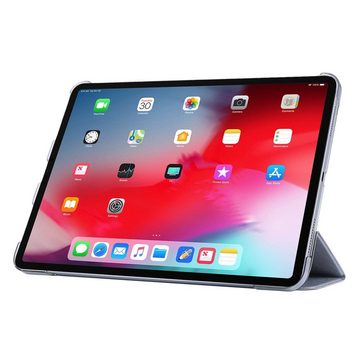 König Design Tablet-Hülle Apple iPad Pro 12.9 (2021), Schutzhülle für Apple iPad Pro 12.9 (2021) Tablethülle Schutztasche Cover Standfunktion Silber
