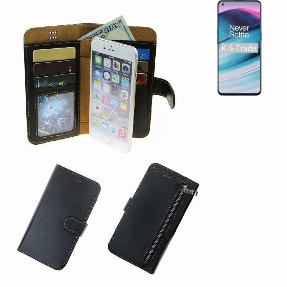 K-S-Trade Handyhülle für OnePlus Nord CE 5G, Schutz Hülle Klapphülle Case Phone cover Slim Handytasche Handy