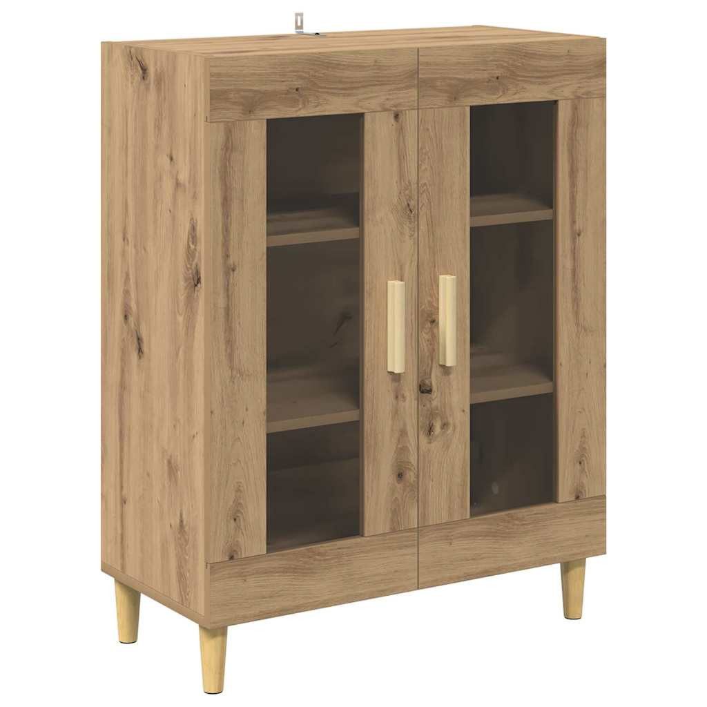 vidaXL Sideboard Sideboard Artisan-Eiche 69,5 x 34 x 90 cm Holzwerkstoff (1 St)