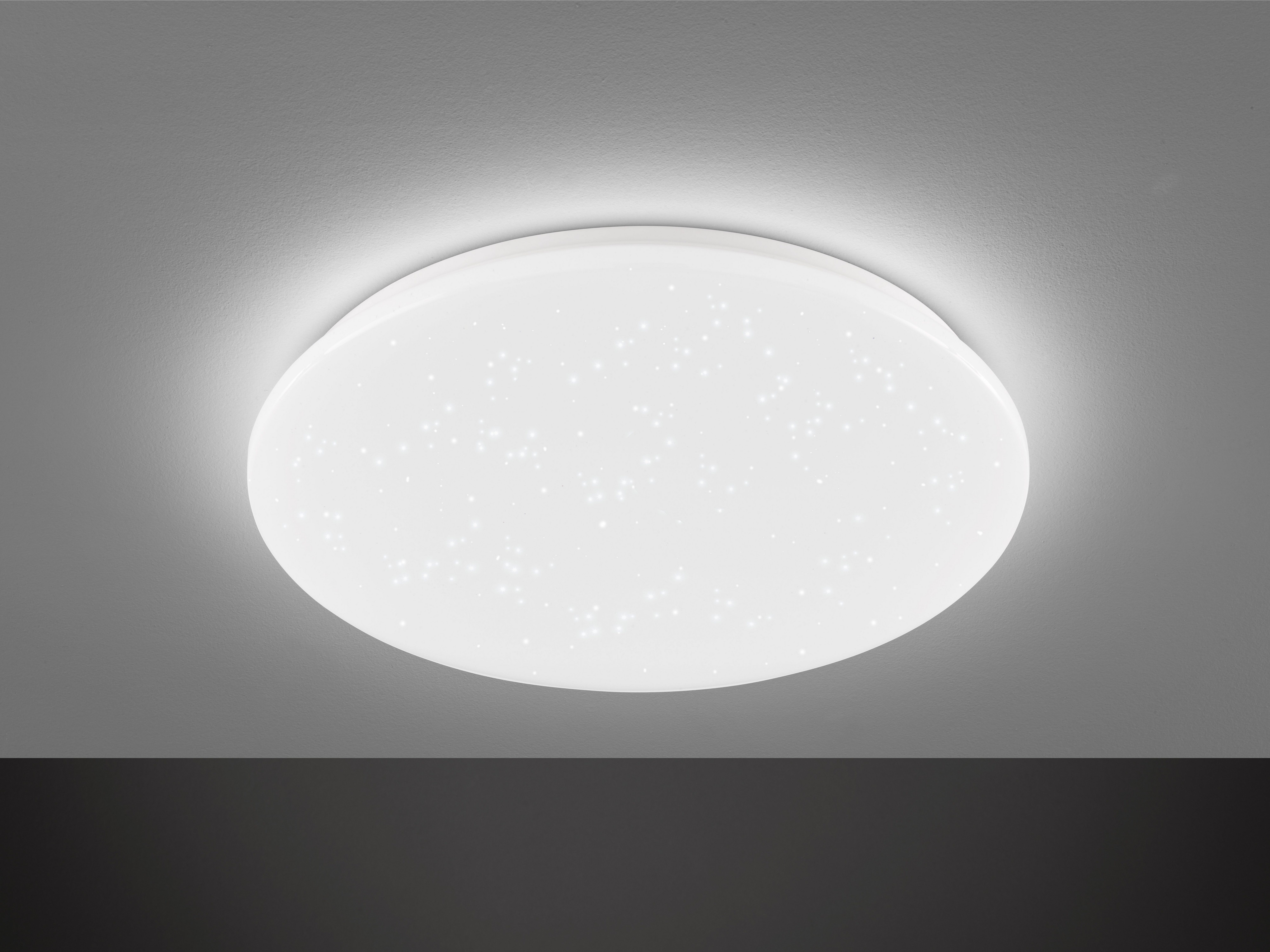 Ø LED 50 Pogliola-s, cm, Deckenleuchte, EGLO Lampe LED Leuchtmittel inklusive, Küchenlampe Deckenleuchte Wohnzimmerlampe, weiß,