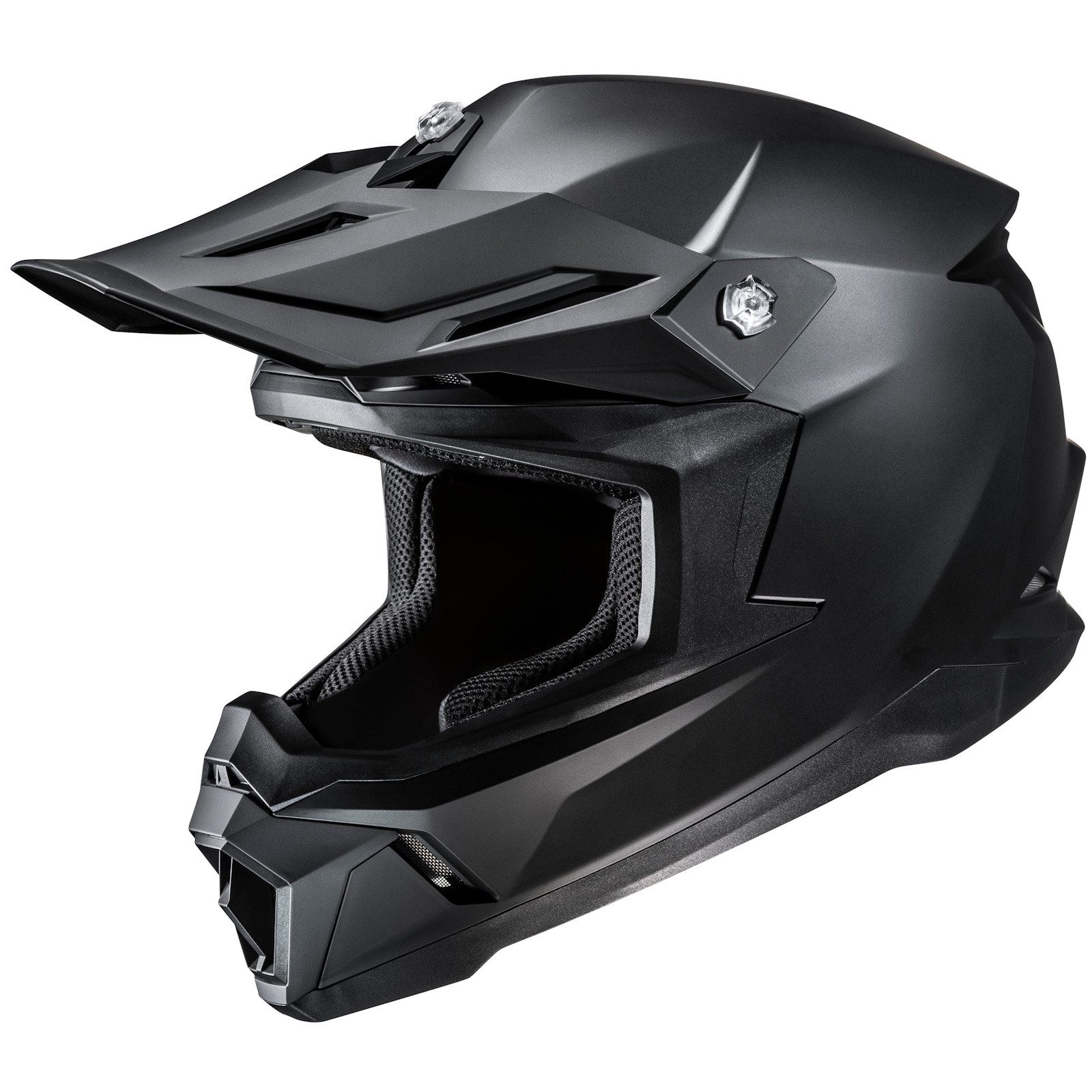 HJC Motorradhelm HJC C50 Solid Crosshelm Matt-Schwarz XL (1er Set), crosshelm