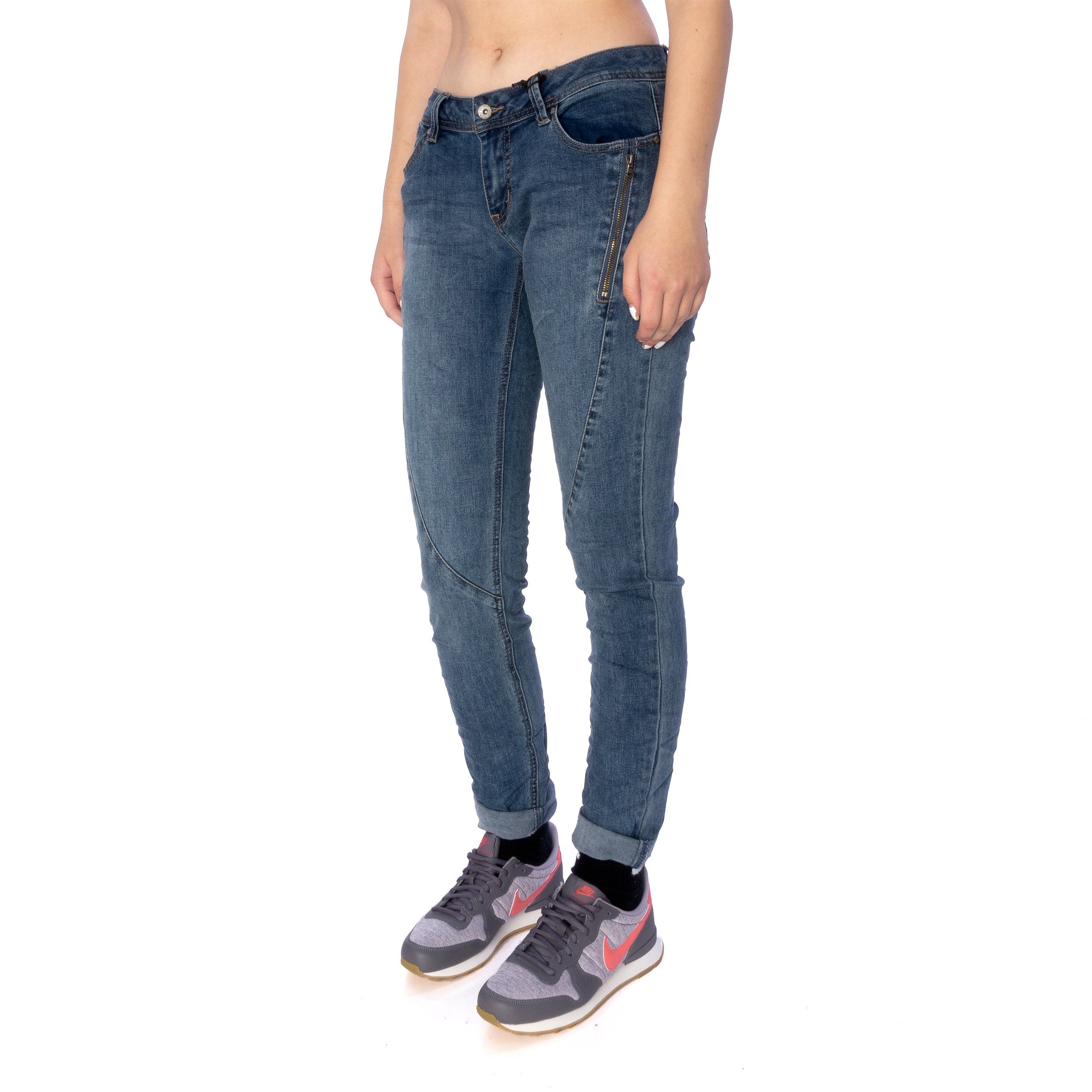 Vista stretch Slim-fit-Jeans K Vista Malibu-Zip Jeans Buena Buena
