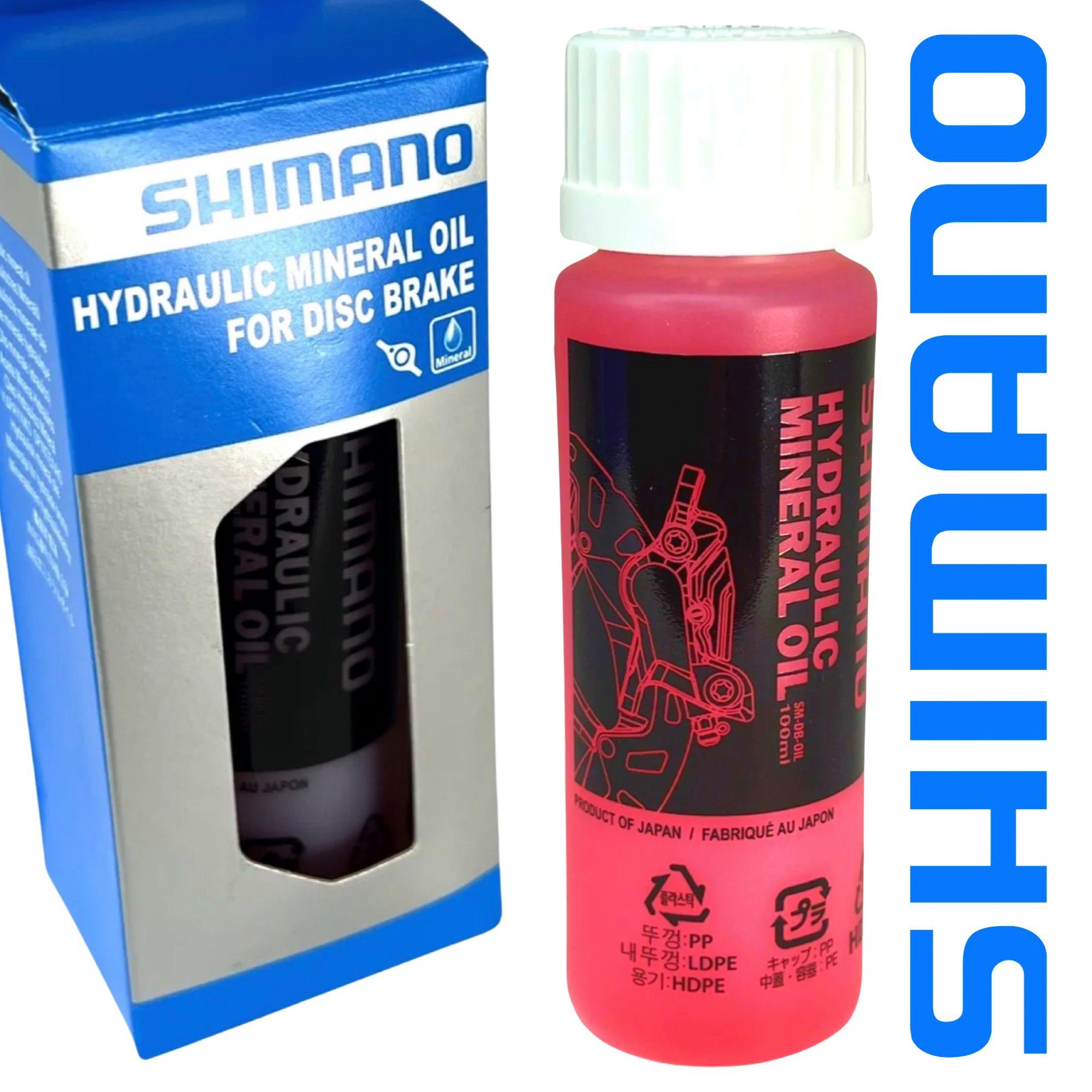 Shimano Shimano 100ml Hydraulik Mineralöl Fahrrad verpackt Fahrrad-Montageständer Scheibenbremsen