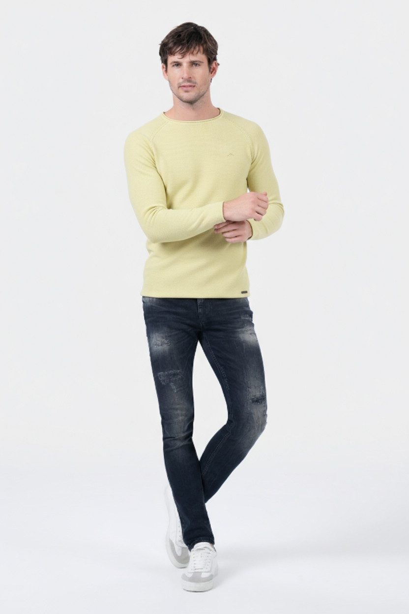 Miracle of Denim Rundhalspullover Paul Pullover