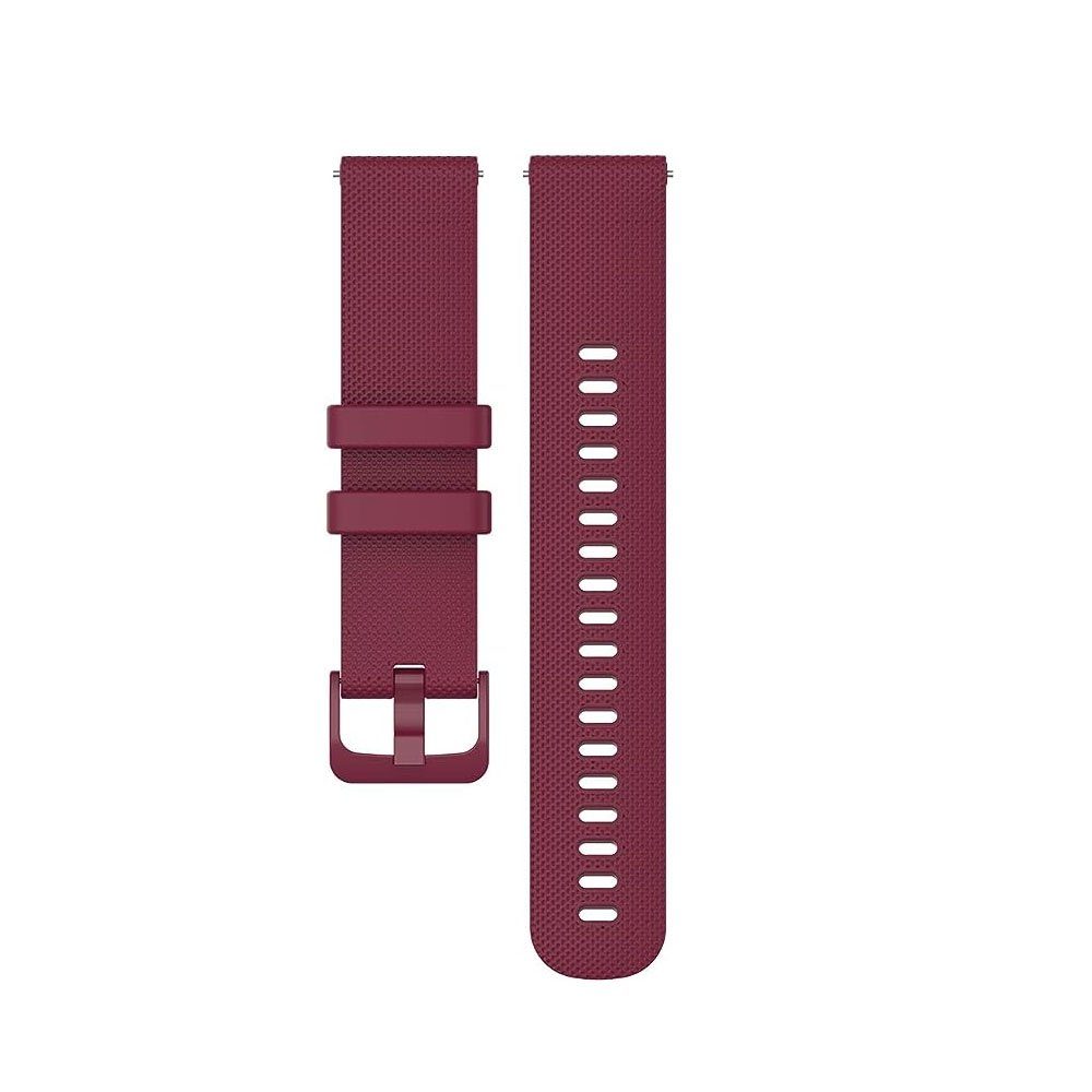 Rotwein Ersatzarmband,18mm Silikon Uhrenarmband Uhrenarmbänder Silikon FELIXLEO Uhrenarmband