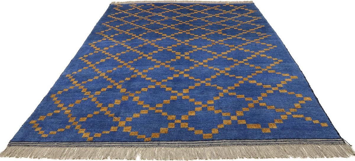 Orientteppich, Moderner mm Nain Orientteppich Handgeknüpfter 25 Trading, 248x310 Höhe: Berber Maroccan rechteckig, Design