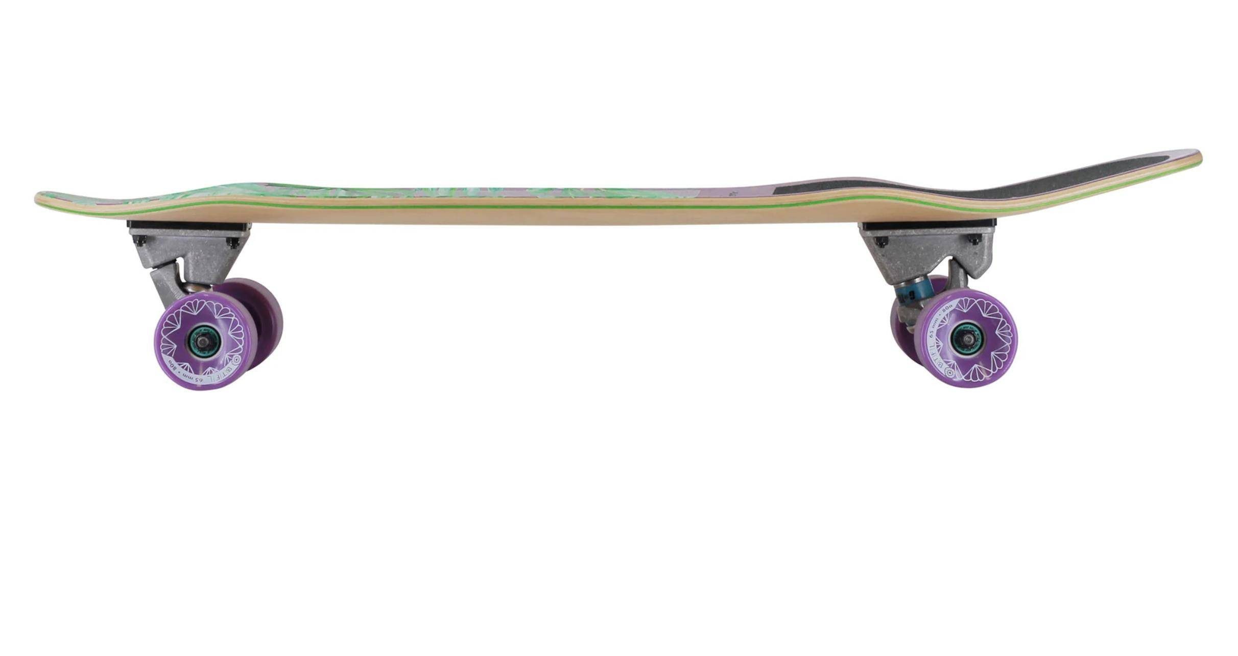 BTFL Longboard LENA - Surfskate Board mit Kicks (1-St)