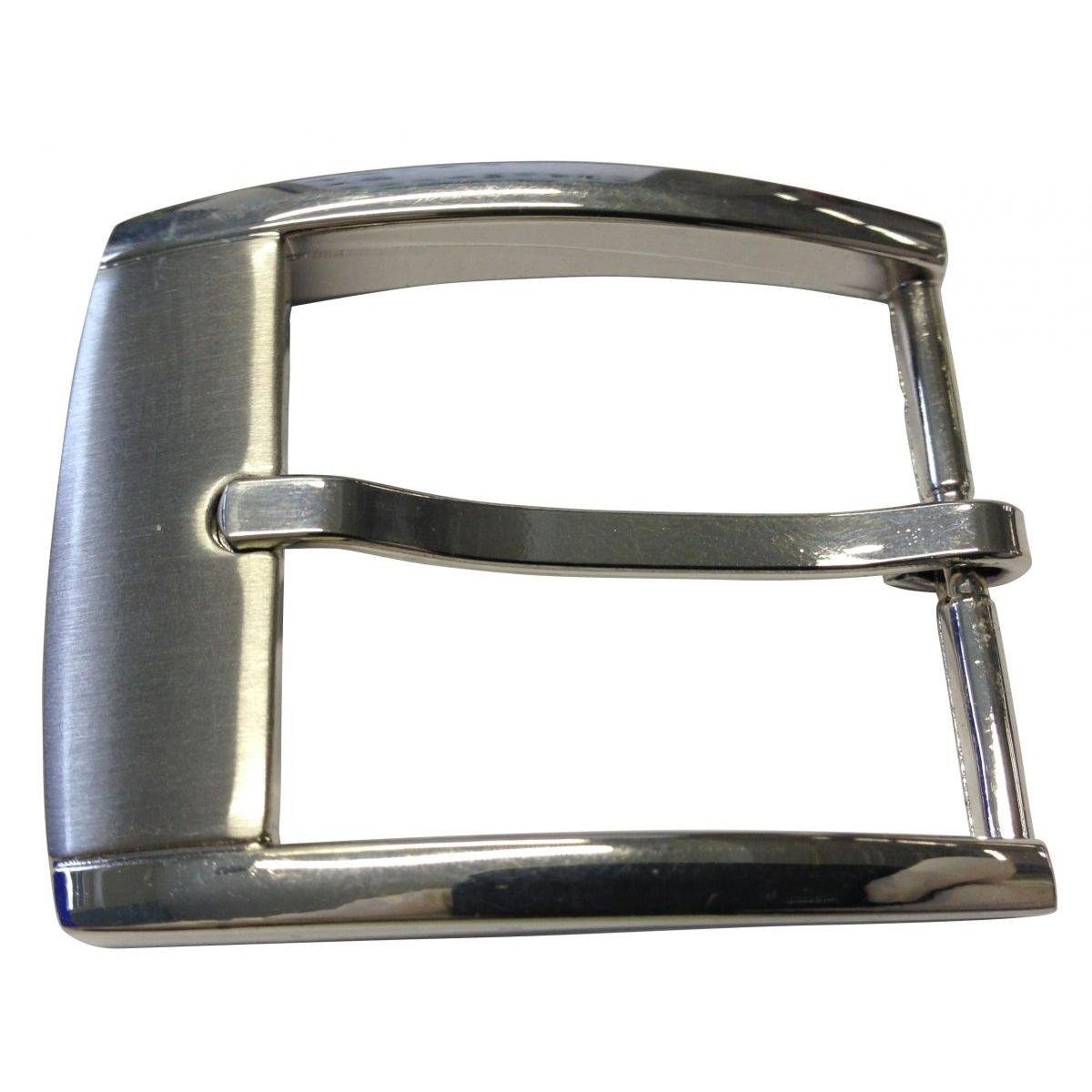 BELTINGER Gürtelschnalle 35mm 3,5 3.5cm - - cm Gürtelschließe Gürtel Für Dorn-Schließe - Silber