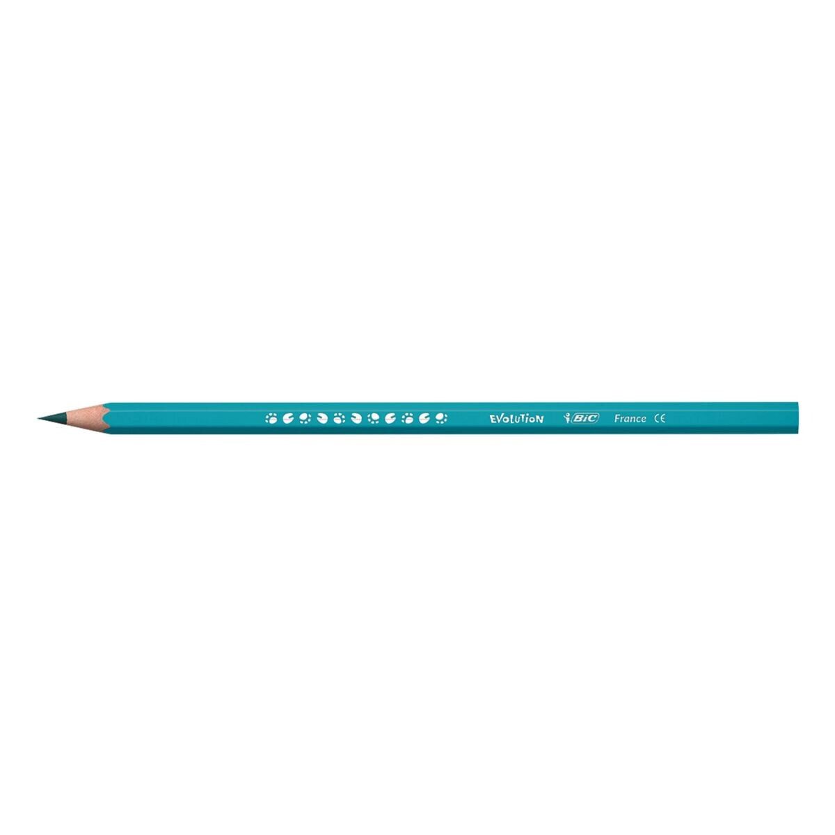 BIC Buntstift Kids - ECOlutions Evolution, (18-tlg), Schaft aus ca. 50% Recyclingmaterial / holzfrei