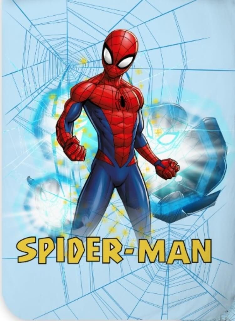 BrandMac Bettwäsche Marvel Spider-man - 2 x Bettwäsche-Set im Doppelpack, 135x200 & 80x80, Baumwolle, 100% Baumwolle