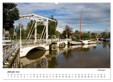 CALVENDO Wandkalender Friesland - Fryslan (Premium, hochwertiger DIN A2 Wandkalender 2023, Kunstdruck in Hochglanz)