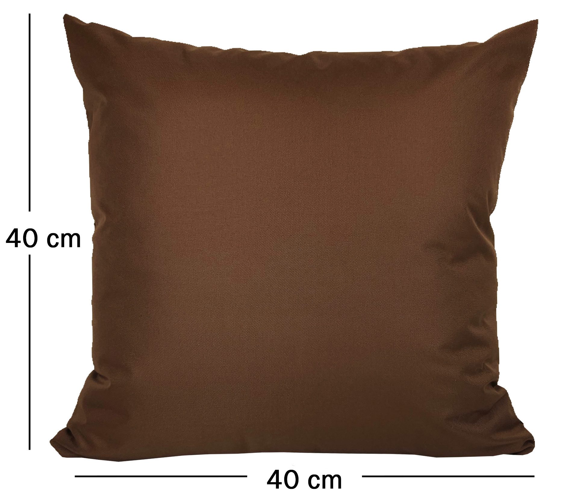JACK Dekokissen 40x40cm Outdoor Lounge Kissen inkl. XXL Füllung Sitzkissen, starke Füllung, Robust, Strapazierfähig, Wasserabweisend, Innen&Außen