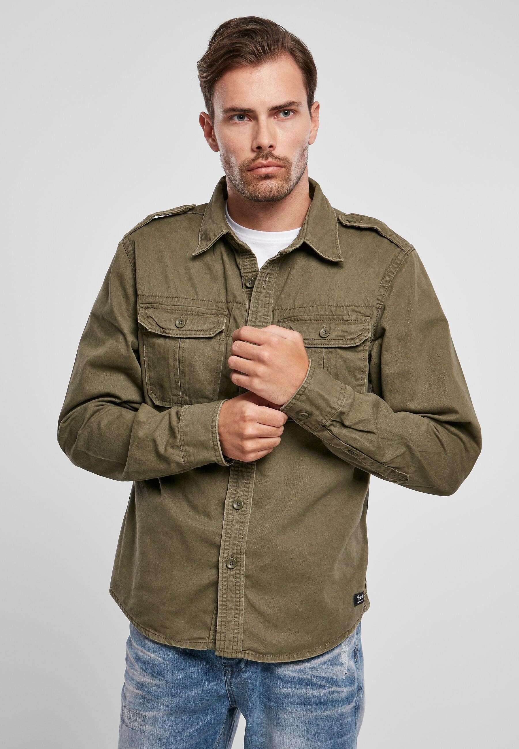 Langarmhemd Brandit Herren Vintage Shirt