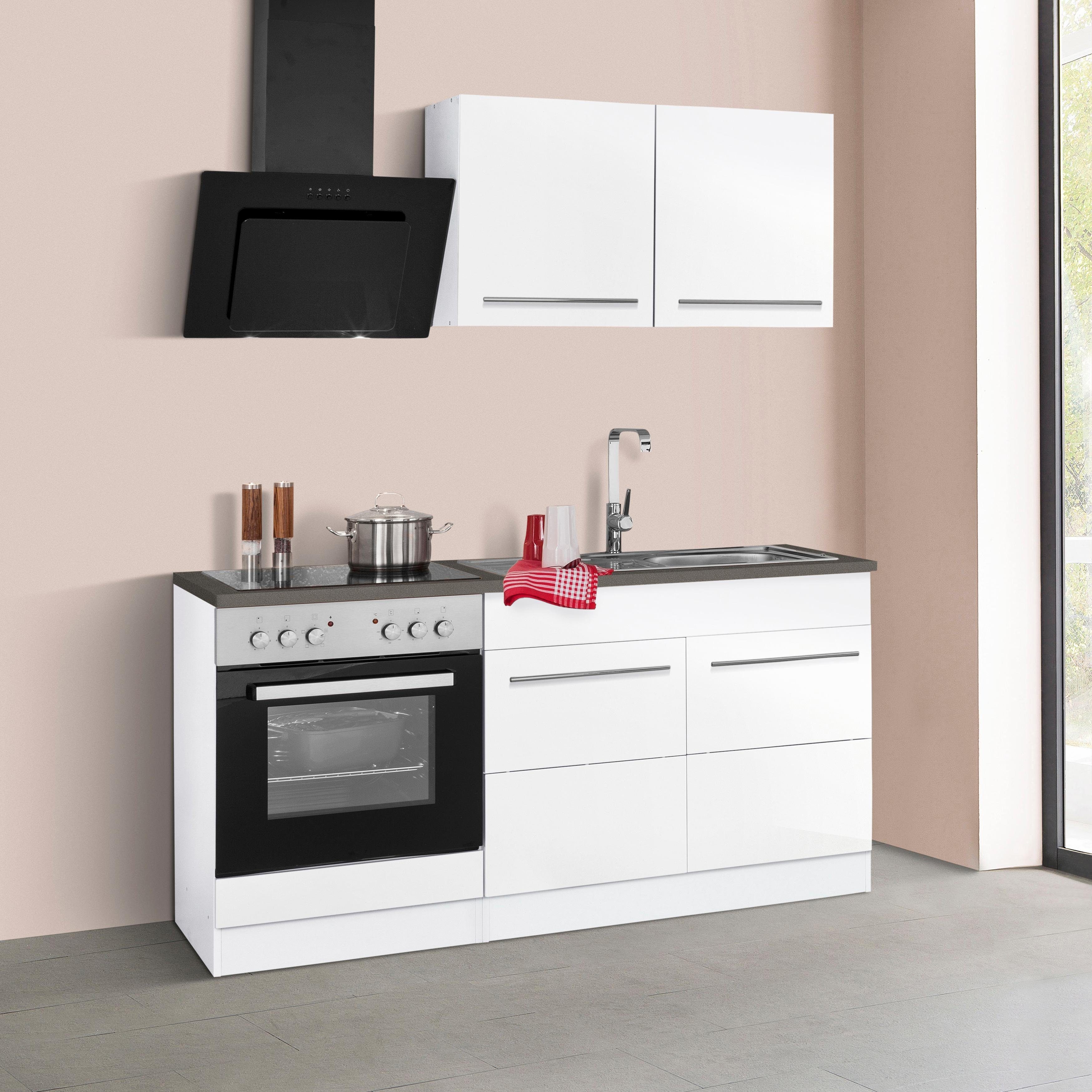 KOCHSTATION Küchenzeile KS-Trient, Breite 160 cm, mit E-Geräten günstig online kaufen