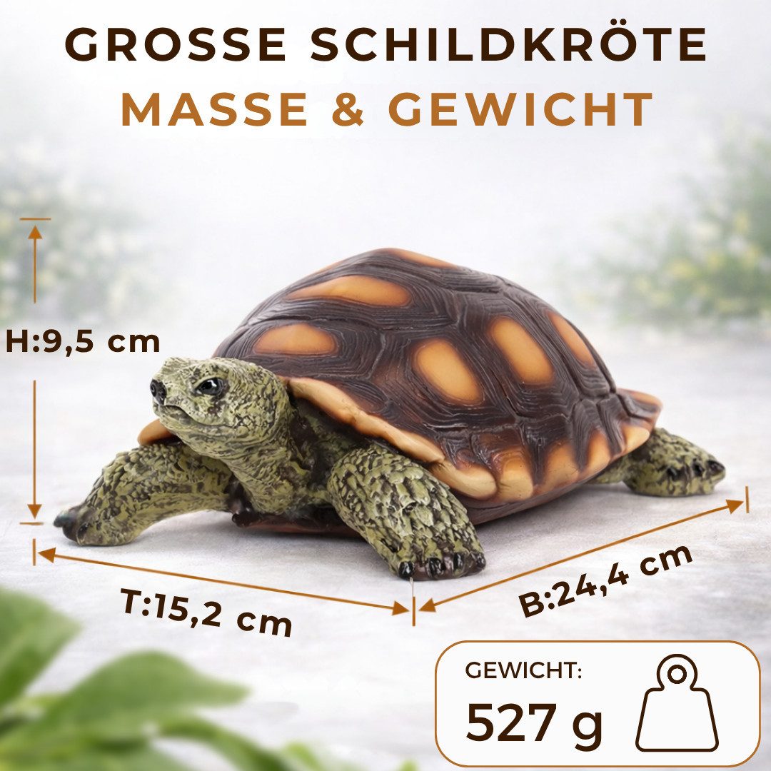 Topanbieter999 Gartenfigur Schildkröte forstbeständig & UV-geschützt für innen & außen