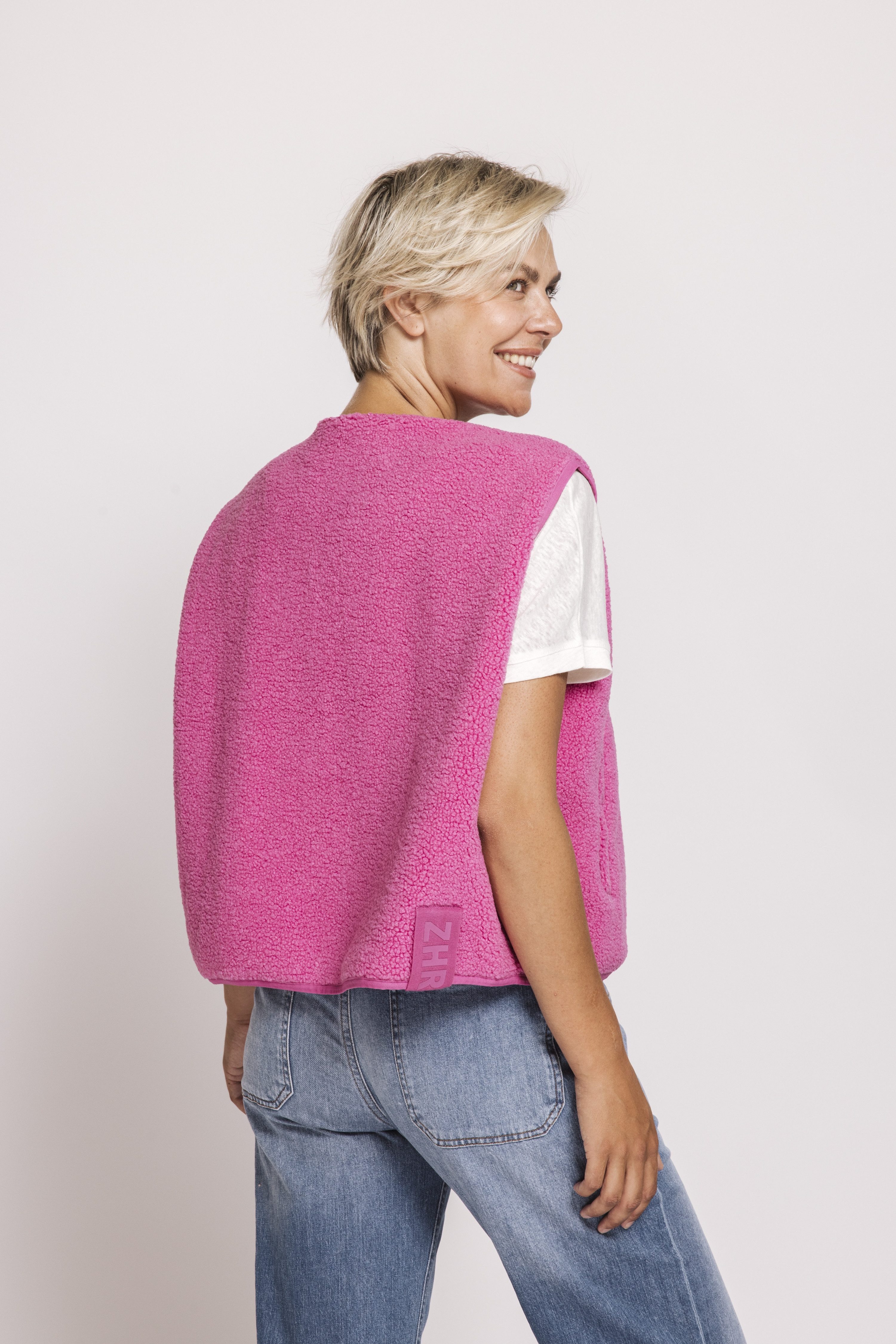 Zhrill Kurzweste ZHEREN unifarben, casual, bequem günstig online kaufen