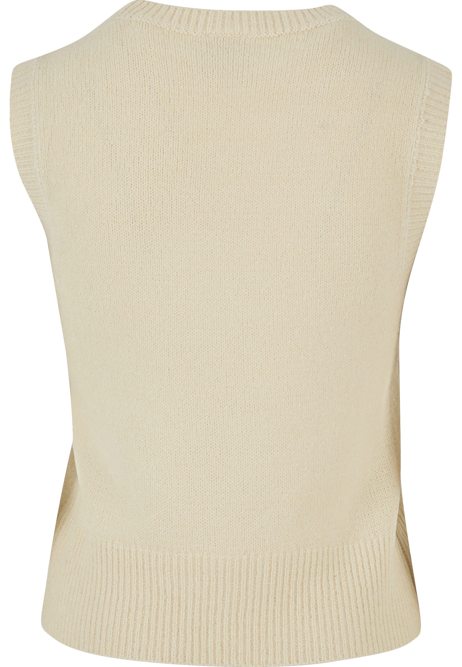 URBAN CLASSICS Fleecepullover Urban Classics Damen Ladies Knit Slipover (1- günstig online kaufen