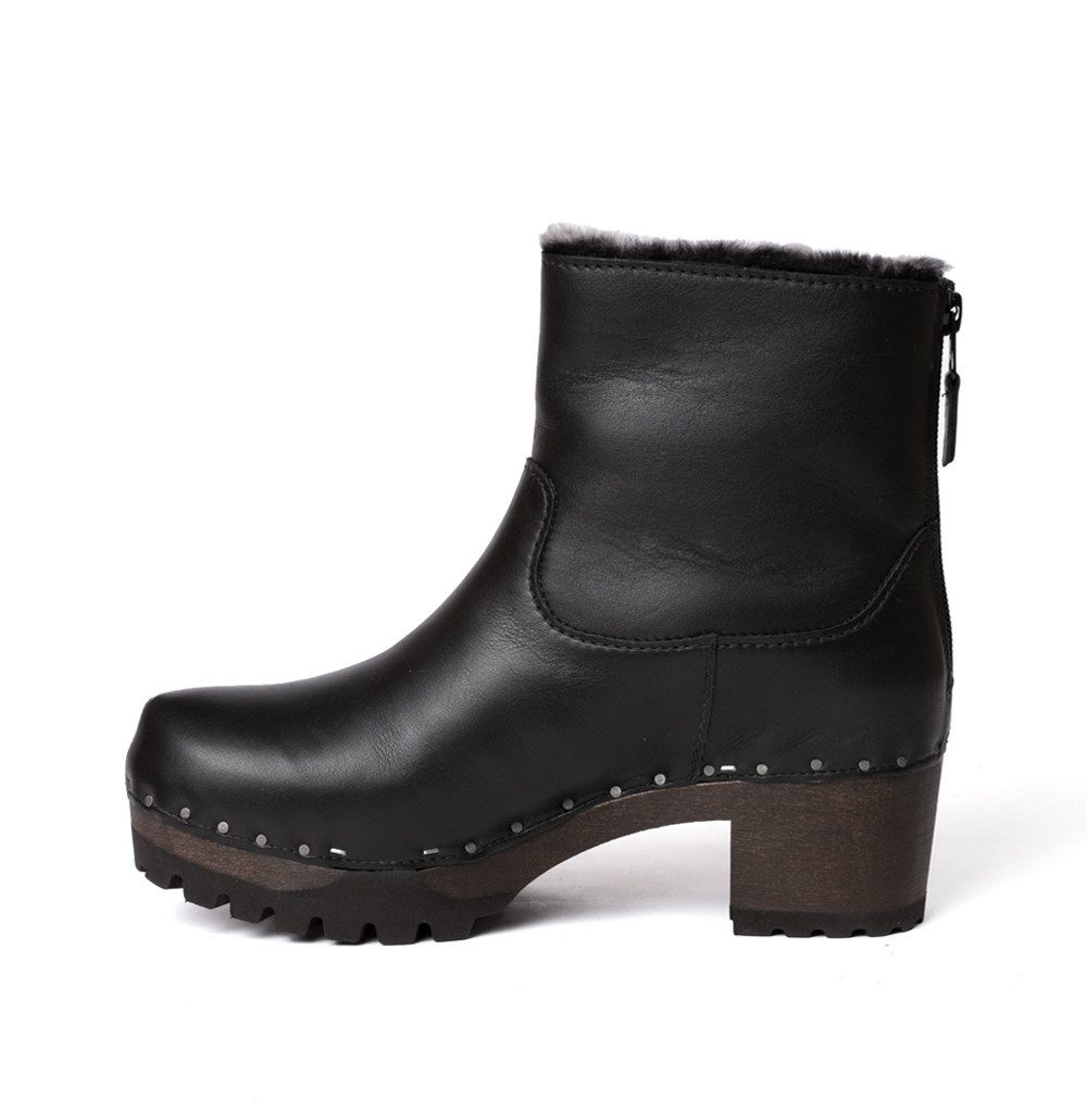 Softclox INGE Nappa/Lammfell schwarz (dunkel) Stiefelette günstig online kaufen