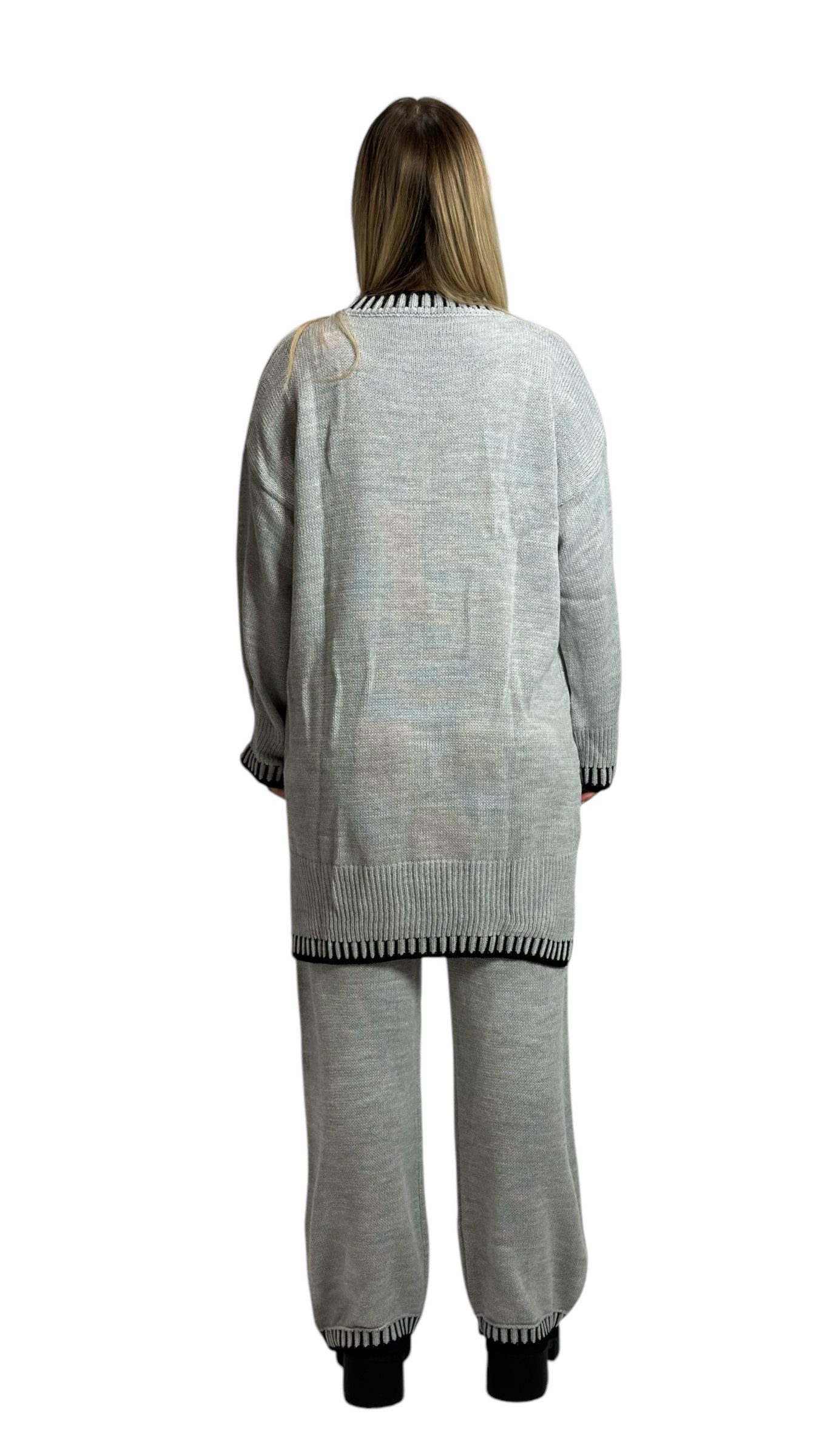Mississhop Strickhose Strickanzug Strickset 2-teilig Hose Pullover M.382 (2-tlg)