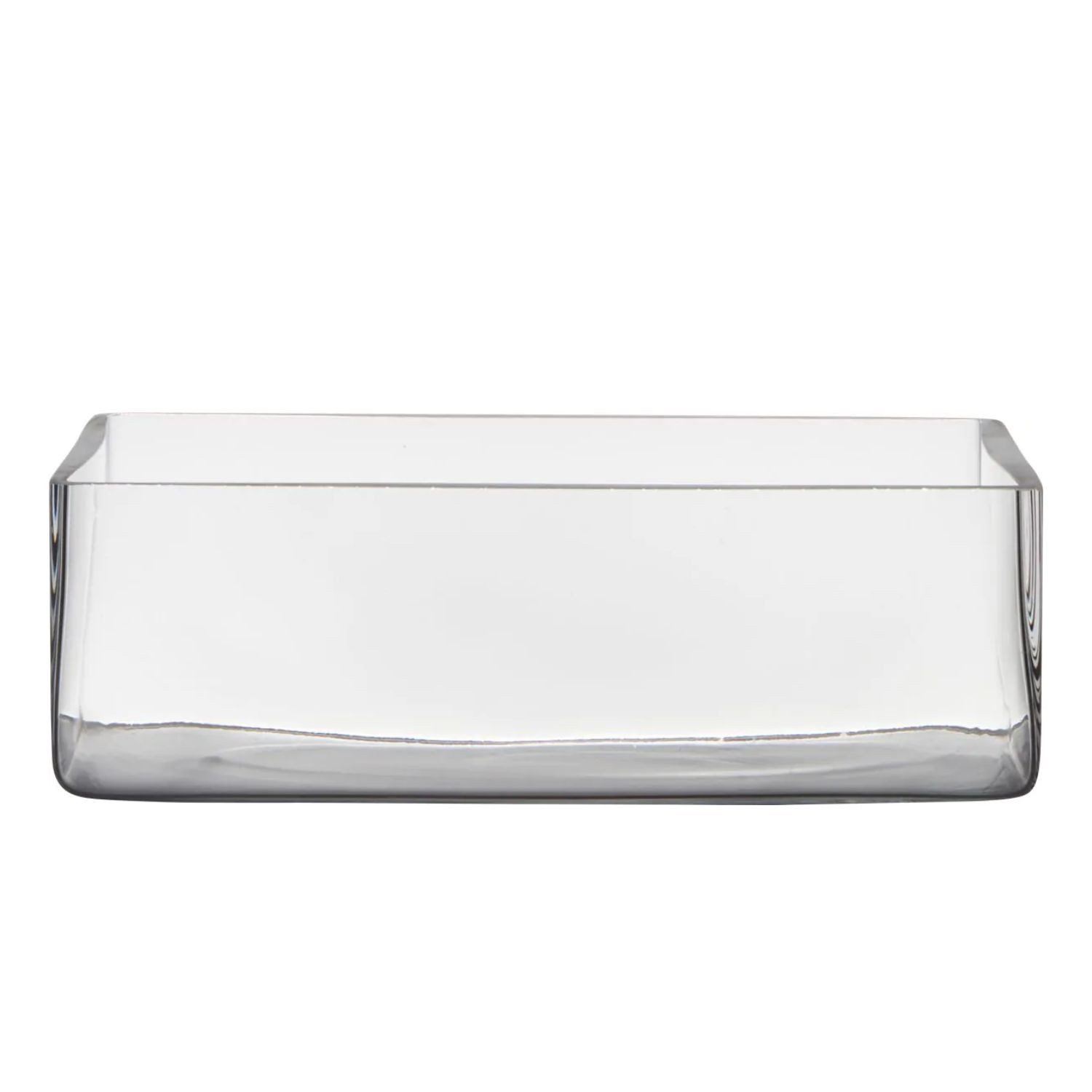 Hakbijl Glass Dekovase RECTANGULAR, Farbe: transparent, Höhe: 10cm