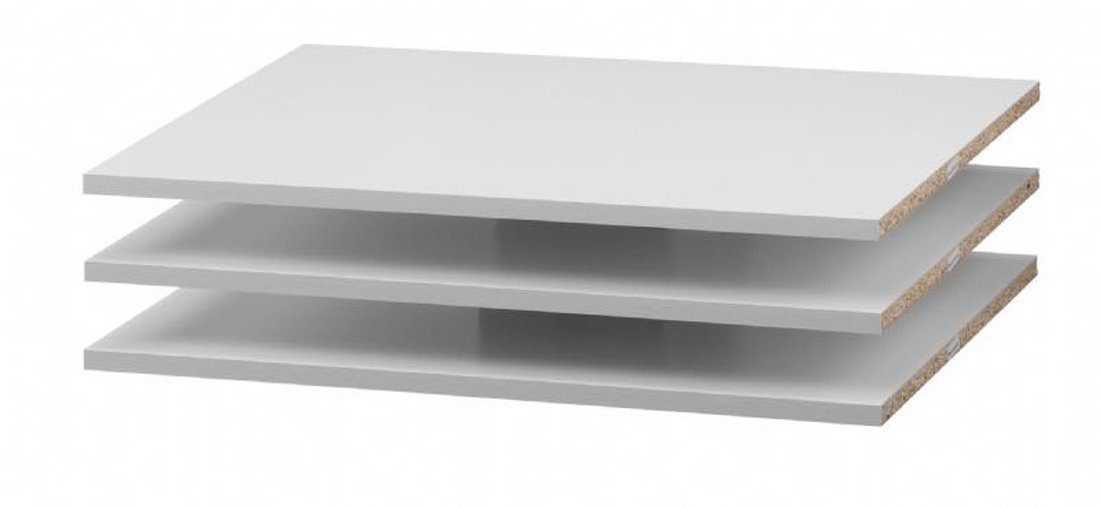 Tvilum Kleiderschrank Verona 3 extra Ablagen Breite 59 cm weiß.