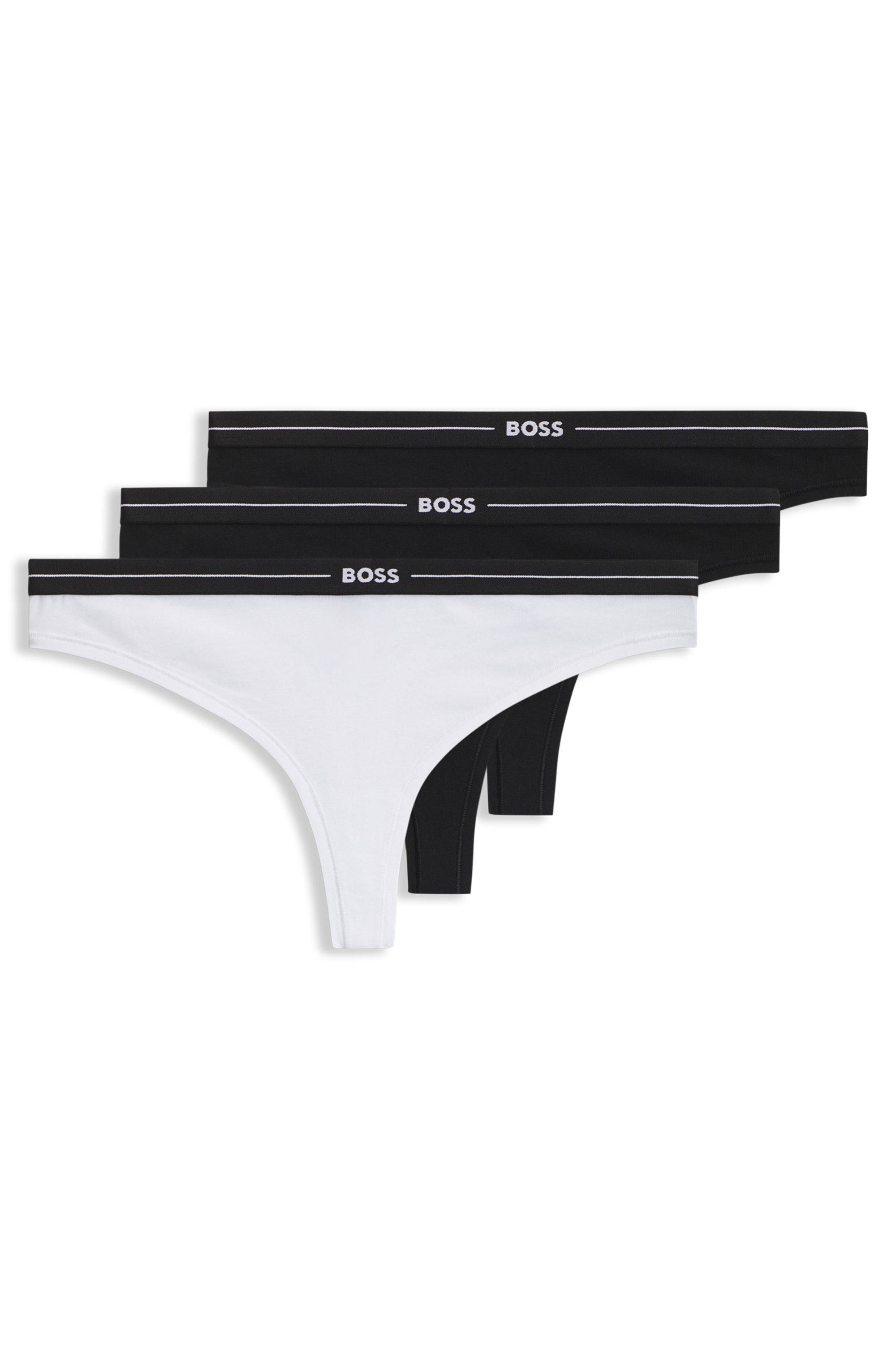 BOSS String 3P THONG (Packung, 3-St., 3er) mit BOSS Logobund