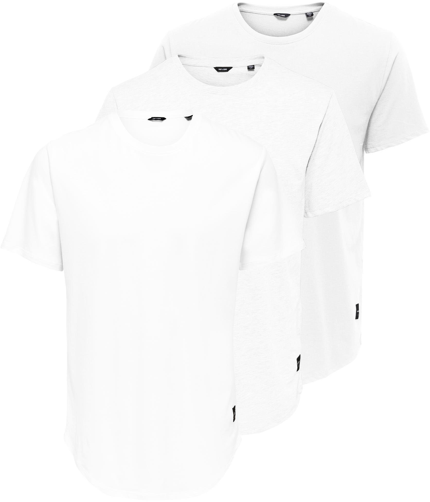 ONLY & SONS Rundhalsshirt ONSMATT LONGY günstig online kaufen