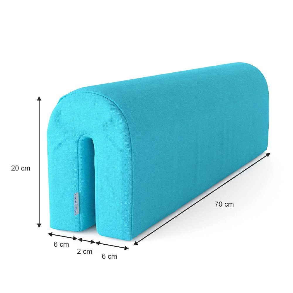 VitaliSpa® Bettumrandung, Türkis, 70 x 20 cm, Höhe 20 mm, (1-tlg)