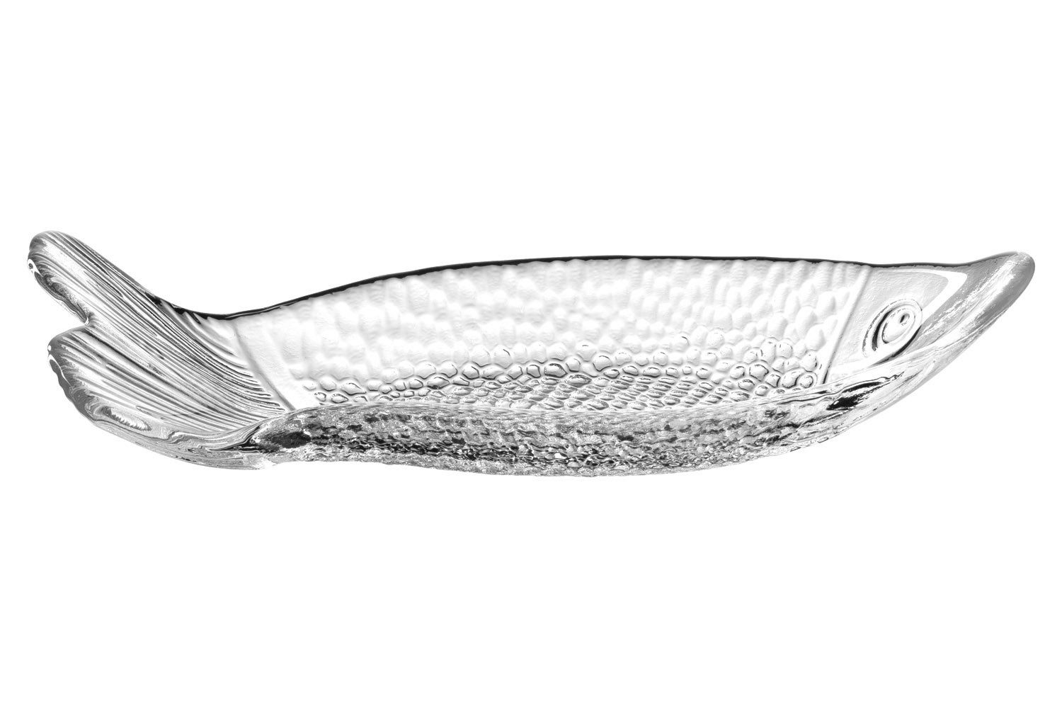 LEONARDO Десертная тарелка SALERNO, 24 x 9 cm, Transparent, Glas, Stapelbar, (1 St), nur für Handwäsche geeignet