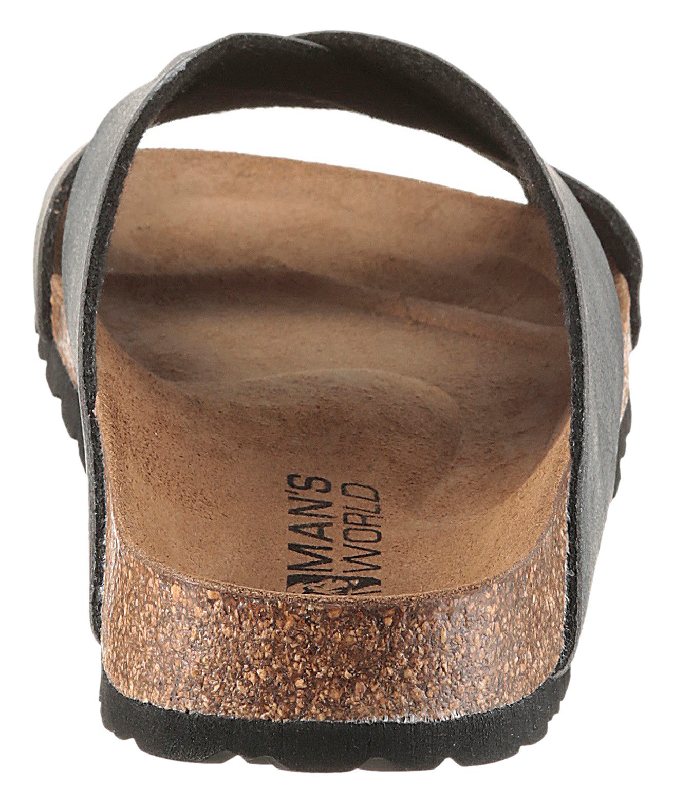 Man's World Pantolette Sommerschuh, Strandschuh, Hausschuh mit Fußbett