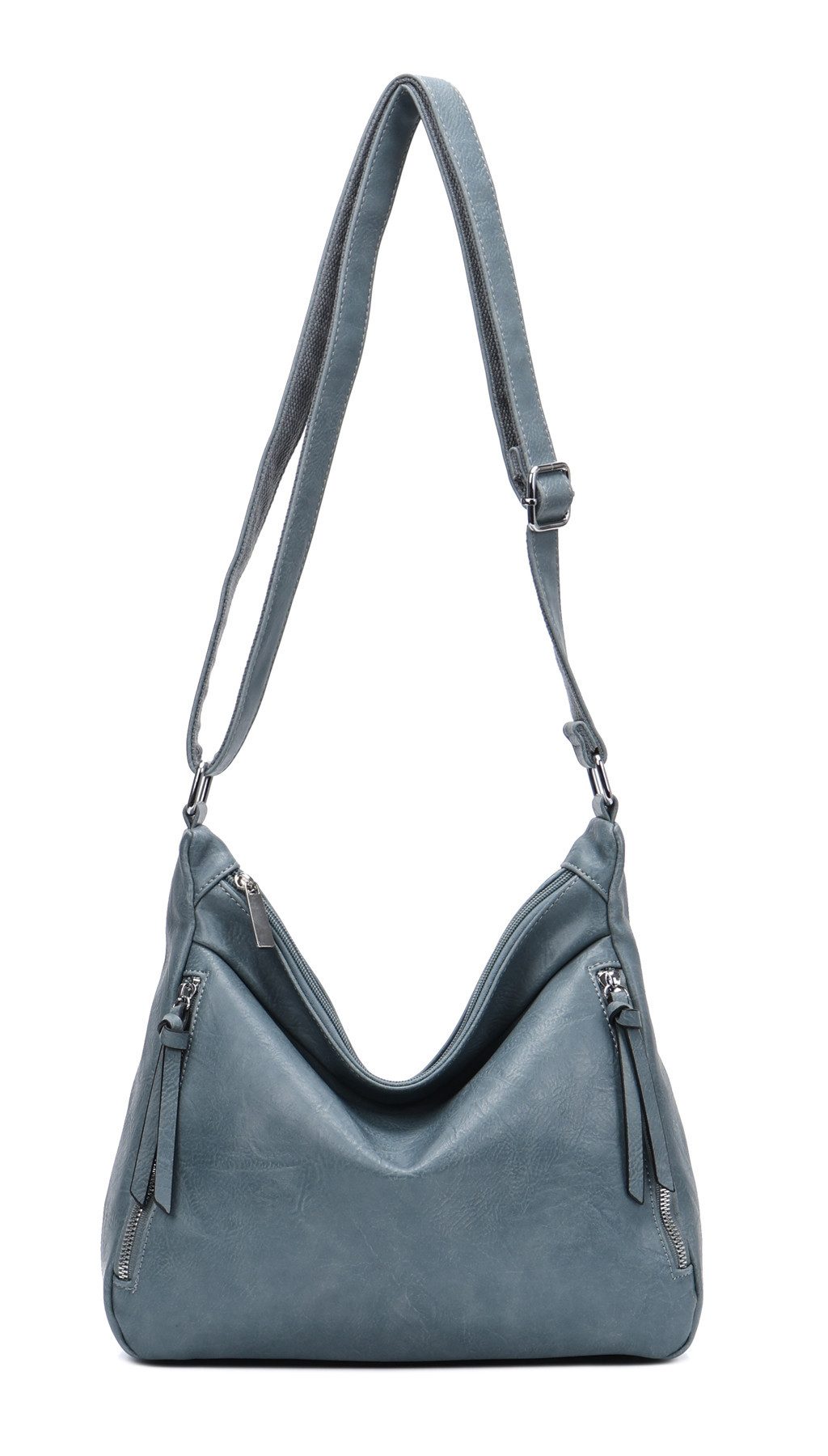 ITALYSHOP24 Schultertasche Damen Tasche Shopper Crossbody Handtasche Umhäng günstig online kaufen