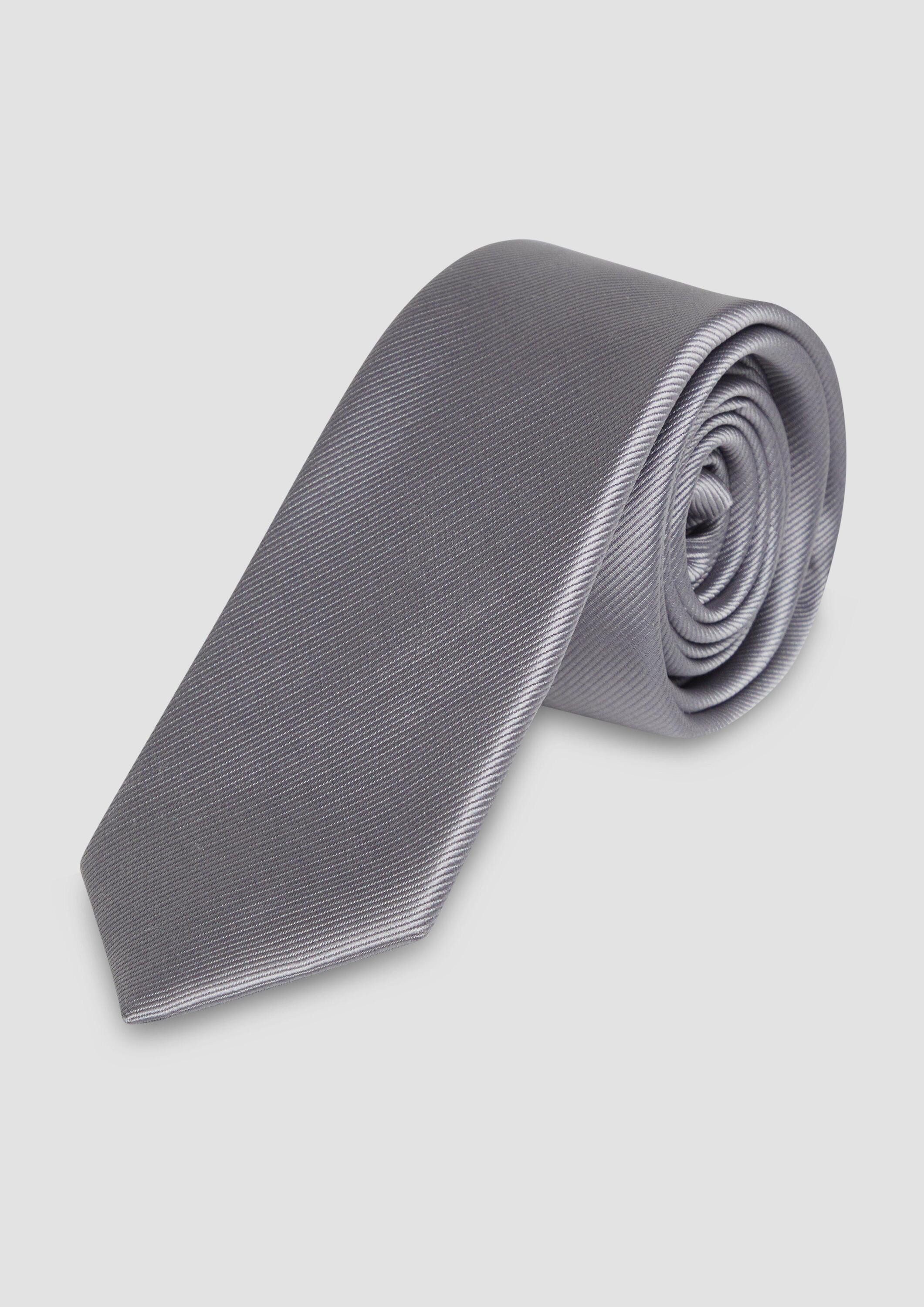 s.Oliver Krawatte Krawatte Elegante Krawatte aus Seidenmix-Jacquard
