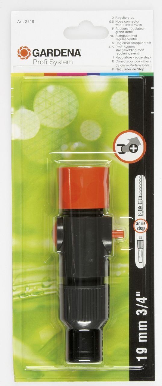 GARDENA Schlauchverbinder Gardena Regulierstop 19 mm (3/4)