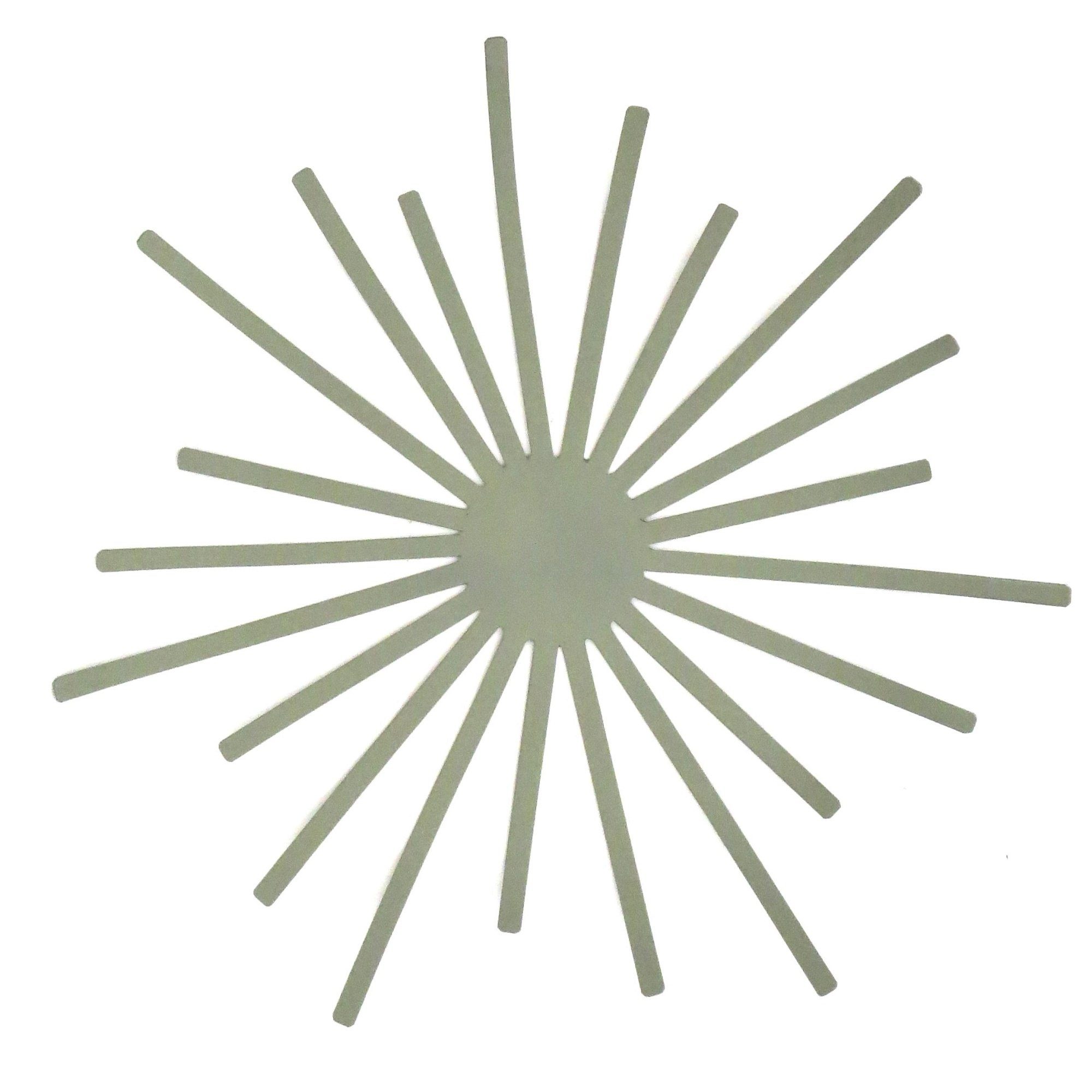 Countryfield Dekoschale Schale Abstrakt Mintgrün Modern Metall 50 cm, Abstrakt