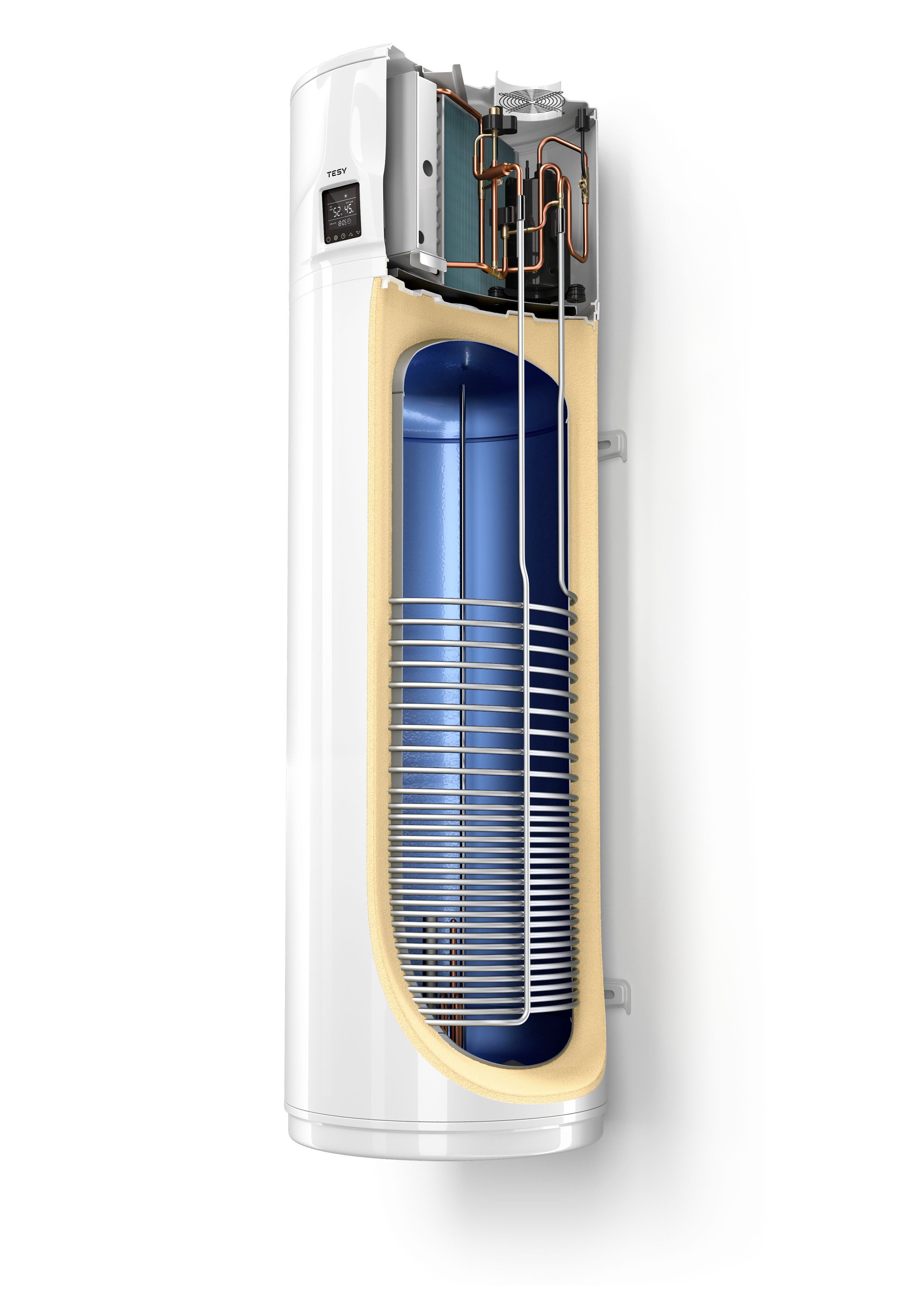 TESY Warmwasser-Wärmepumpe Tesy AquaThermica Compact HPWH 3.2 (100 Liter, wandhängend)