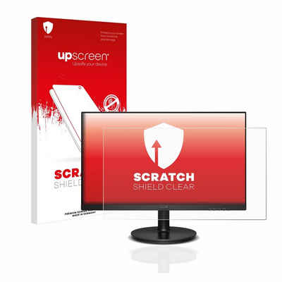 upscreen Schutzfolie für Philips 241V8L 24", Displayschutzfolie, Folie klar Anti-Scratch Anti-Fingerprint