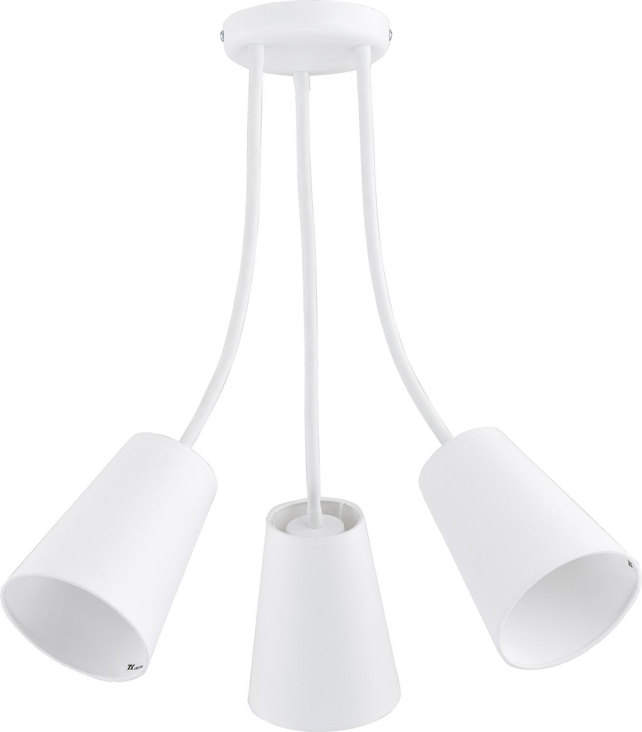 Licht-Erlebnisse Deckenleuchte BANTA, ohne Leuchtmittel, Weiß 3-flammig E27 verstellbar flexibel für Kinderzimmer