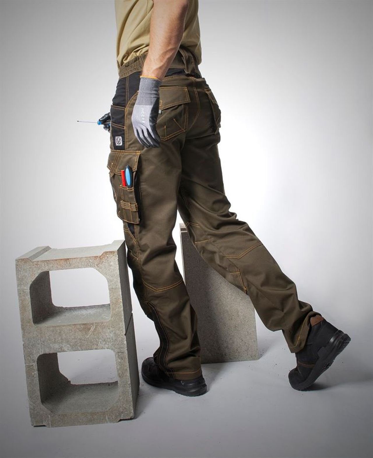 Ardon Safety Arbeitshose Arbeitshose Sicherheitshose Bundhose Multifunktion-Taschen Cargohose