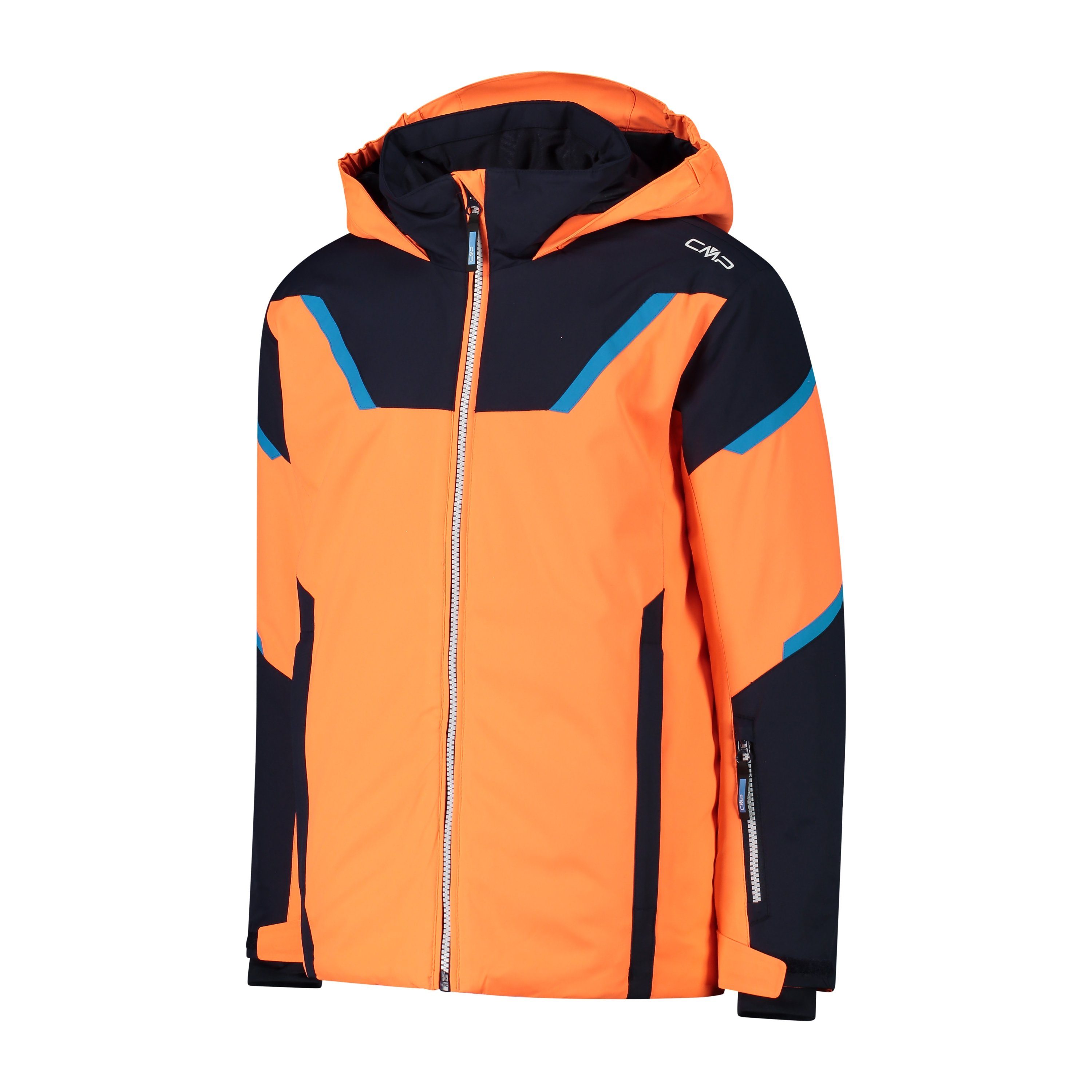 CMP Skijacke KID JACKET FIX HOOD C596 FLAMINGO FLUO