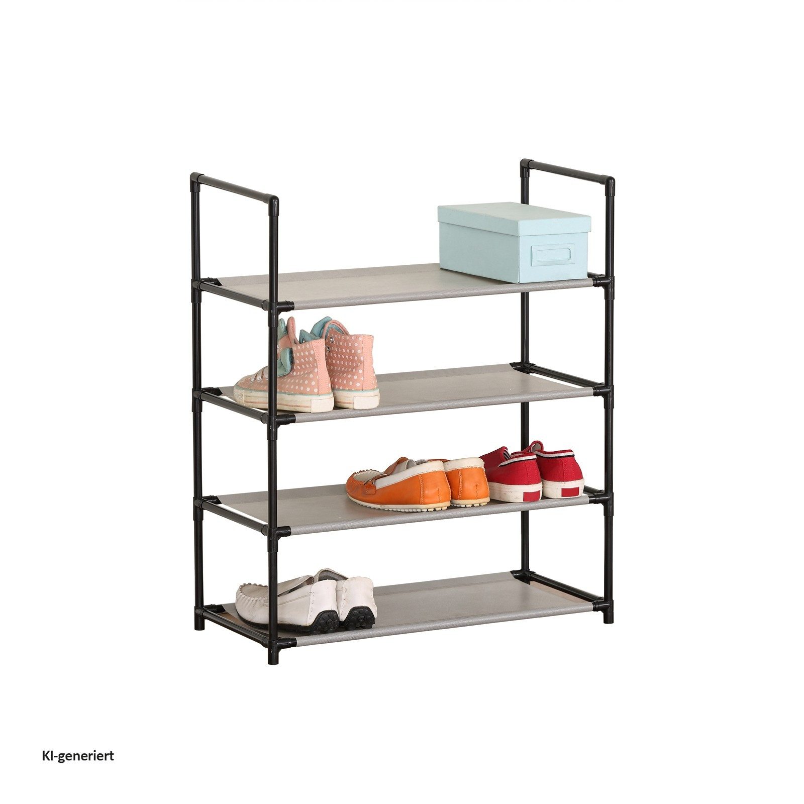 HTI-Living Schuhregal Schuhregal 4 Etagen Lena, Stück 1-tlg., Schuhablage