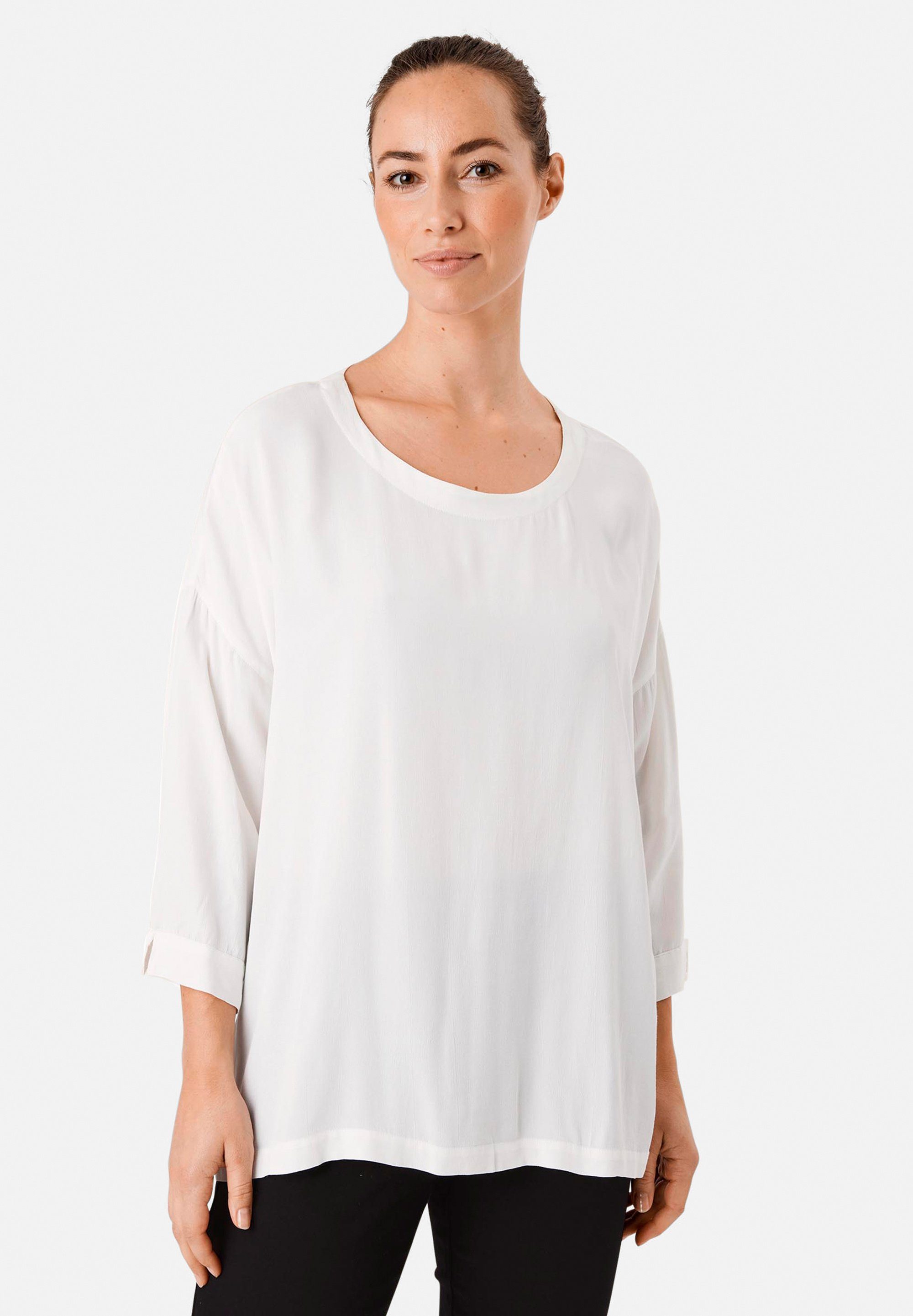 Masai Langarmbluse MaBecca Luftige Weite, feiner Griff, dezentes Design